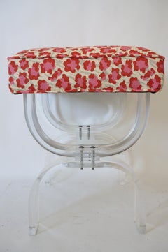Hollis Jones Style Lucite Bench