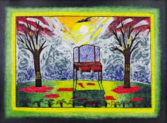 "I Find Hope On The Horizon Of My Tomorrows, " Color Lithograph by Hollis Sigler