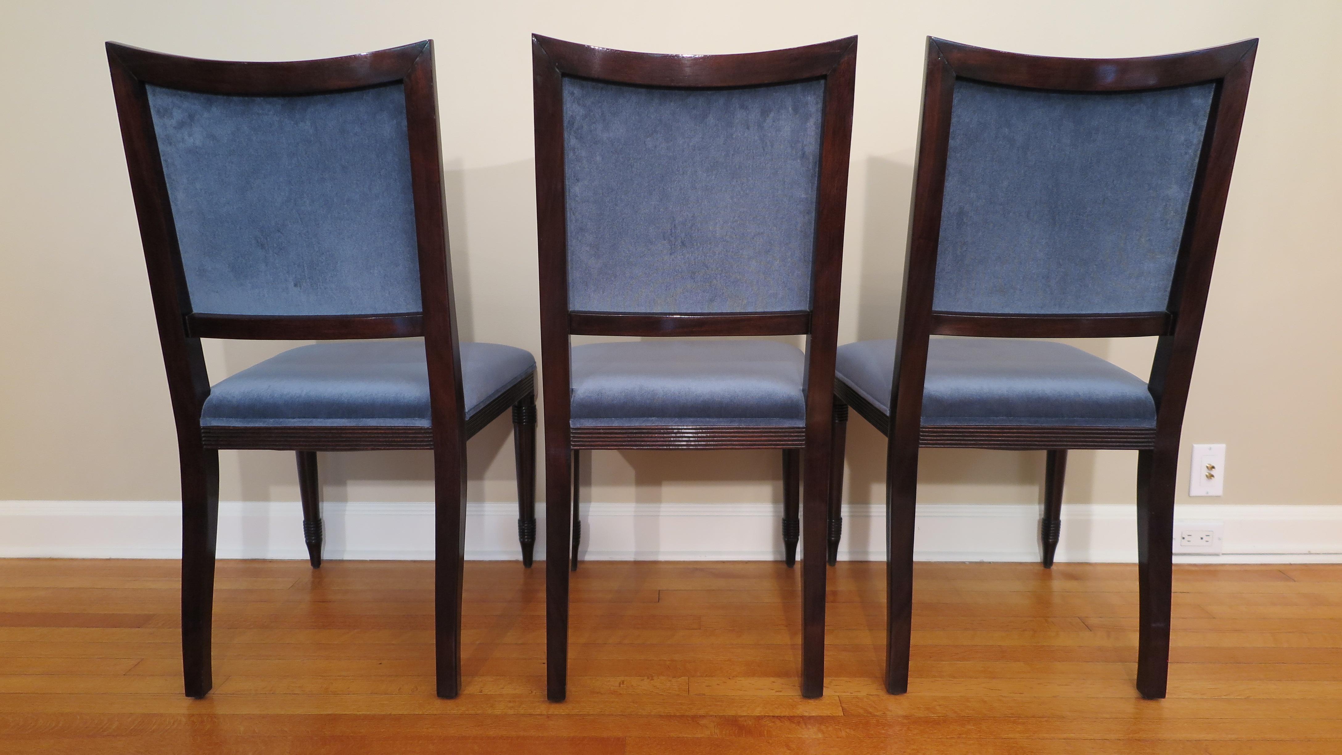 Wood Hollly Hunt Dining Chair Set 6