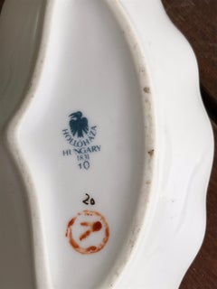 Hollohaza Porcelain Ashtray or Ring Dish