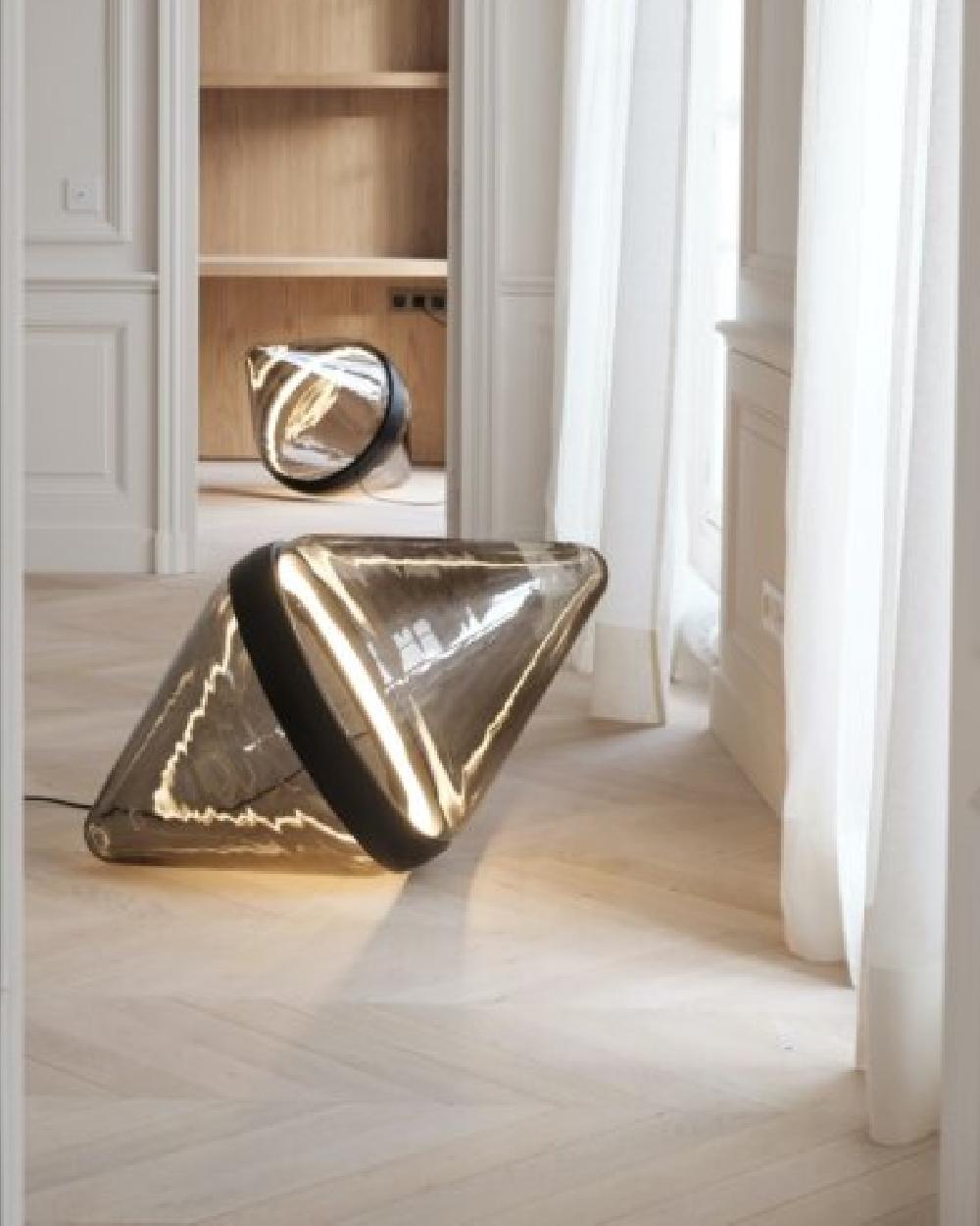 HOLLOW Floor lamp by  Dan Yeffet for Wonderglass For Sale 2