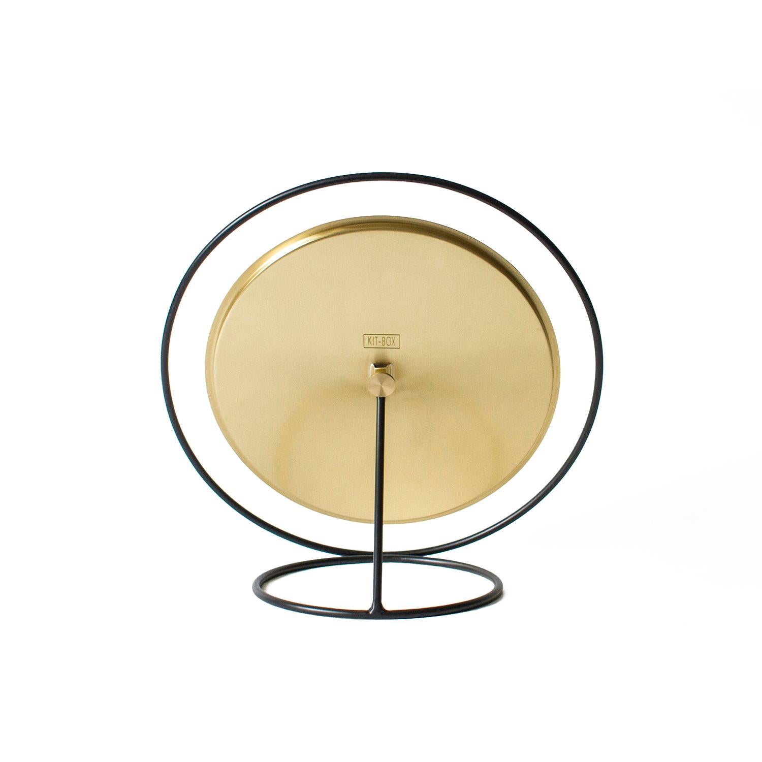 Turkish Hollow Mirror, Big, Brass
