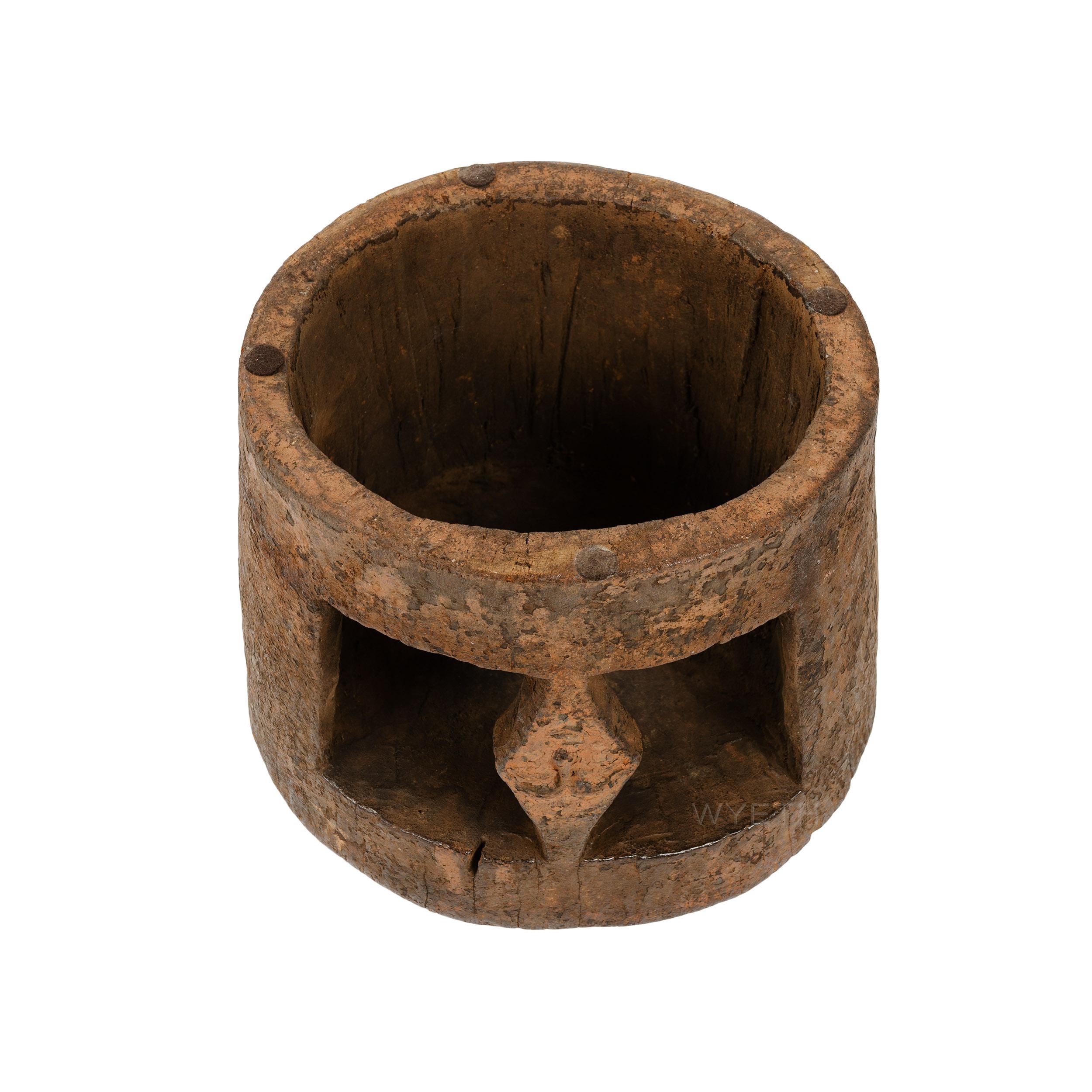 Hollow Tribal Stool In Good Condition In Sagaponack, NY