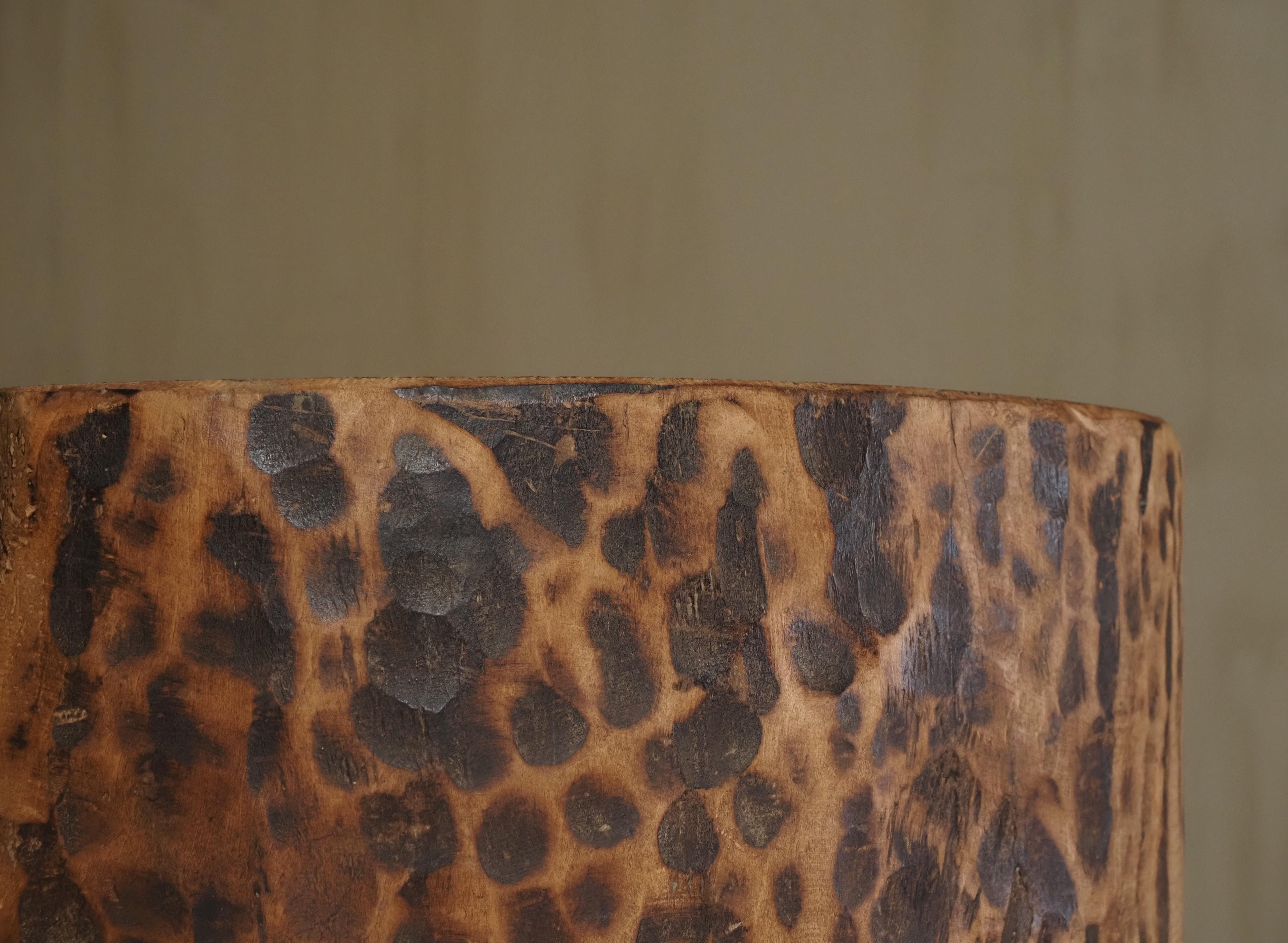 Hollowed tree trunk planter For Sale 9