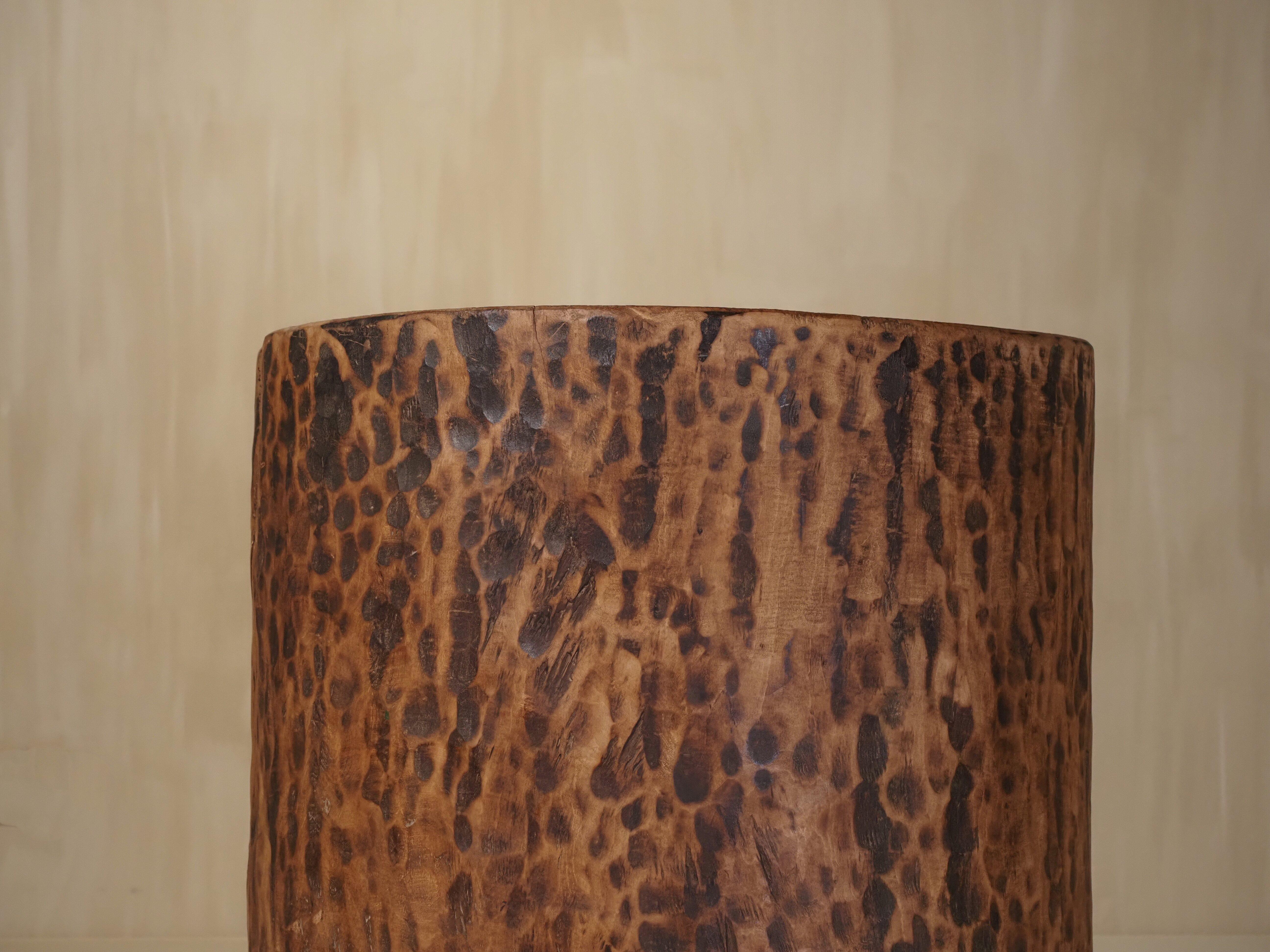 Hollowed tree trunk planter For Sale 2