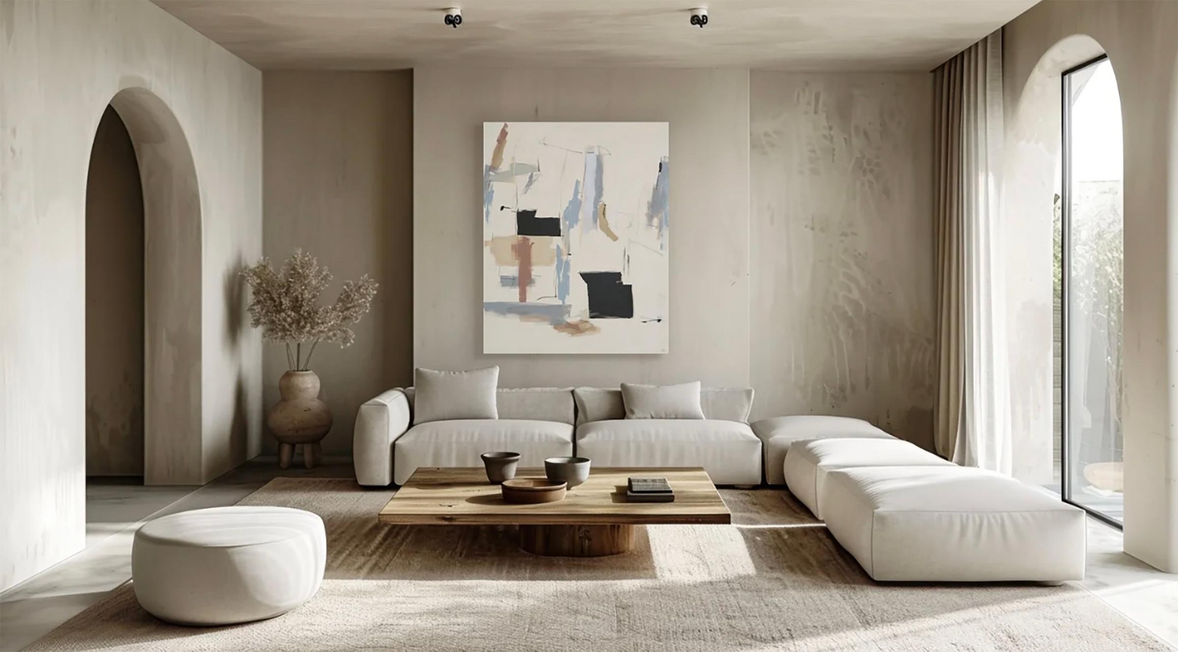Bleu de Juliet – Painting von Holly Addi