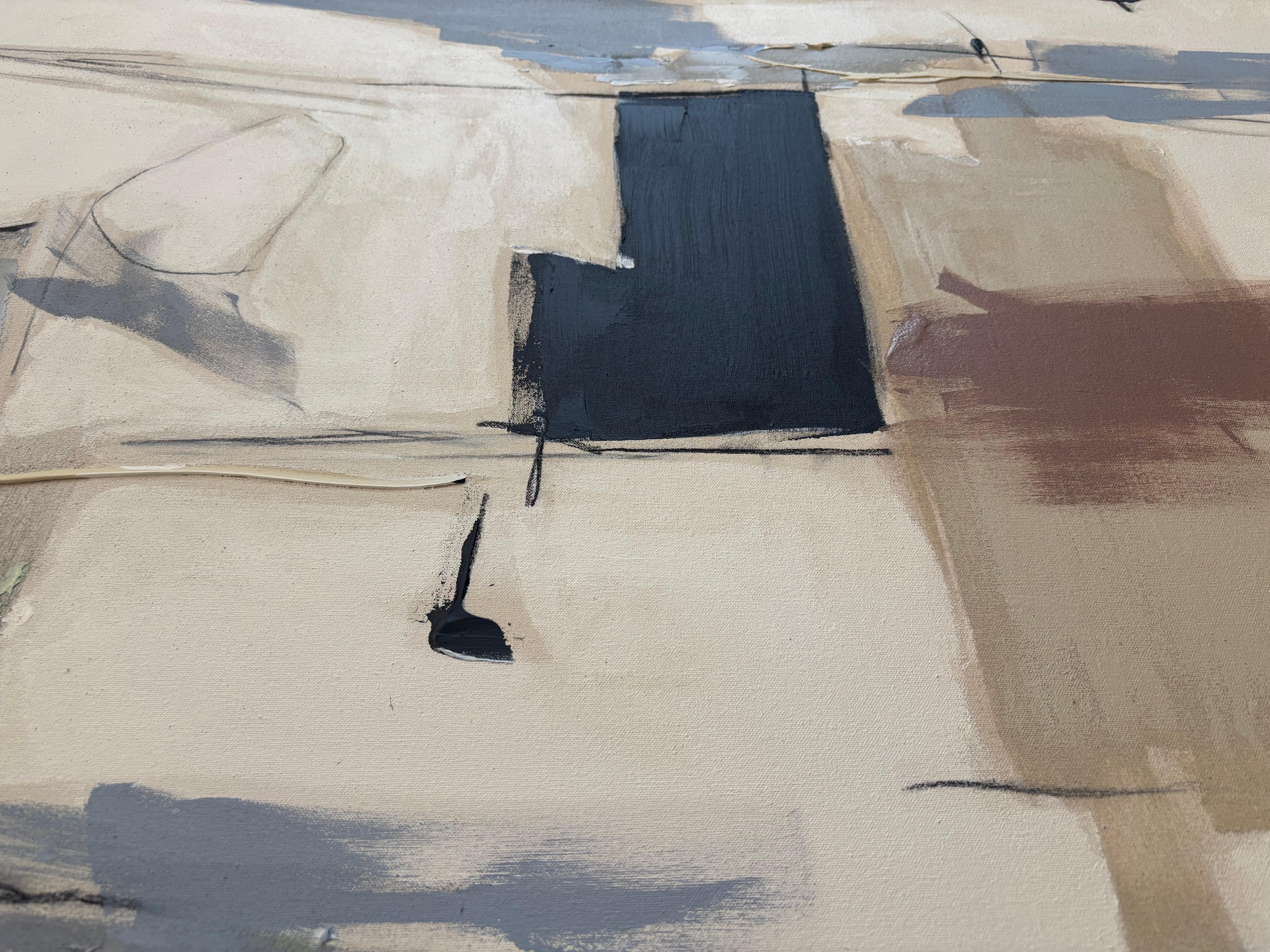 Holly Addi, living and working in Salt Lake City, UT, USA is an abstract painter using acrylic and charcoal on canvas. Her gesture and surface quality is reminiscent of the Abstract Expressionist movement. 
Addi's mixed media paintings on canvas are