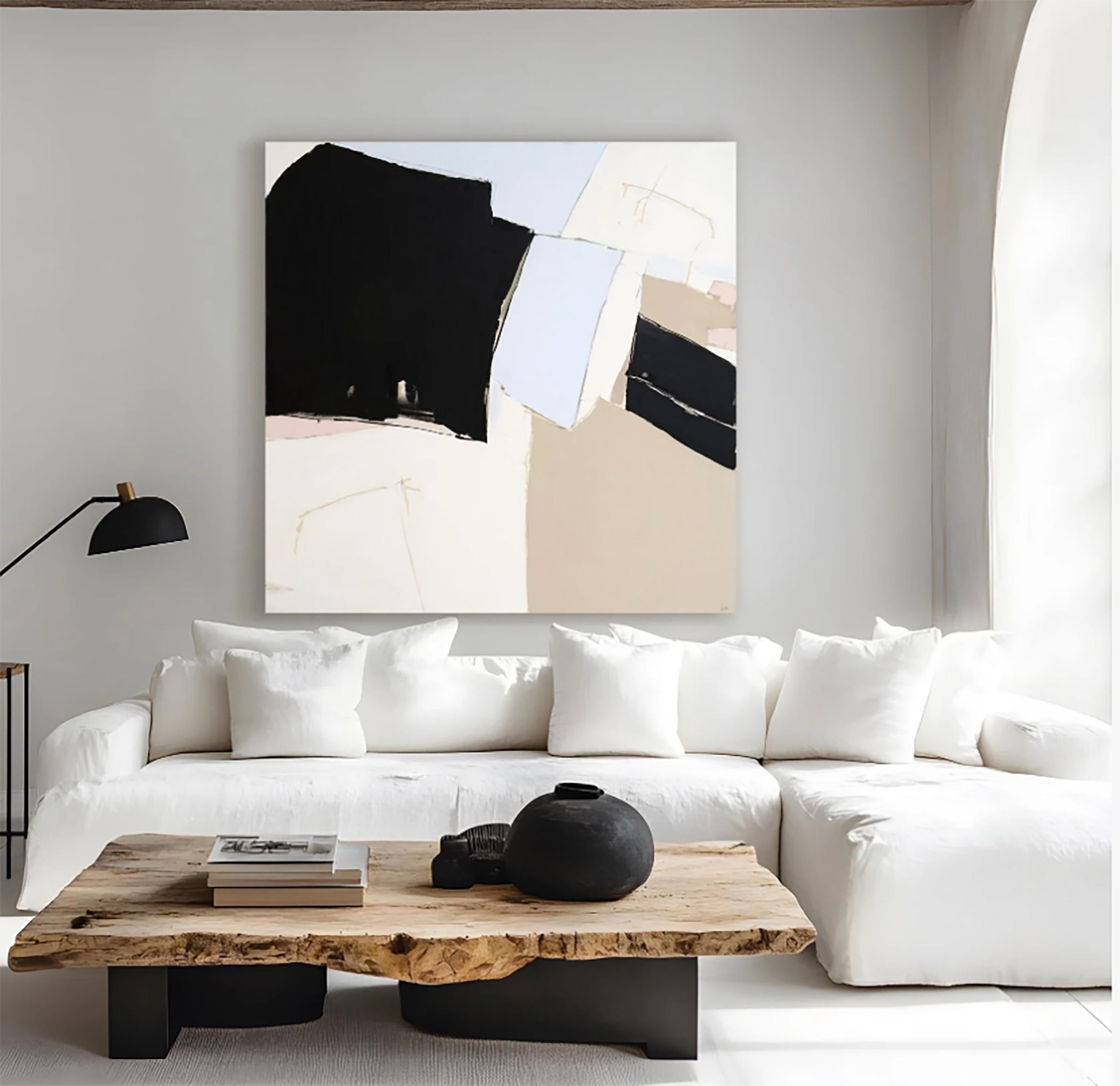 Eze Sur Mer – Painting von Holly Addi