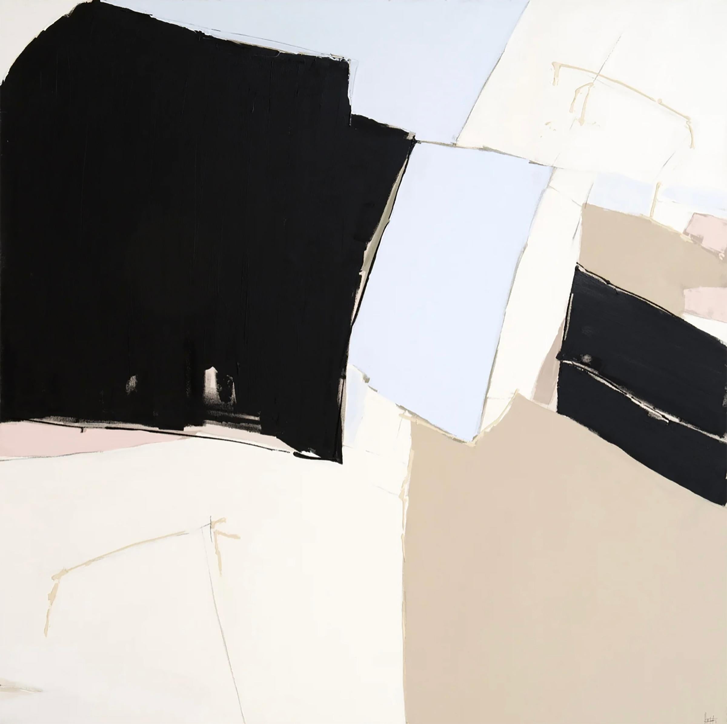 Holly Addi Abstract Painting – Eze Sur Mer