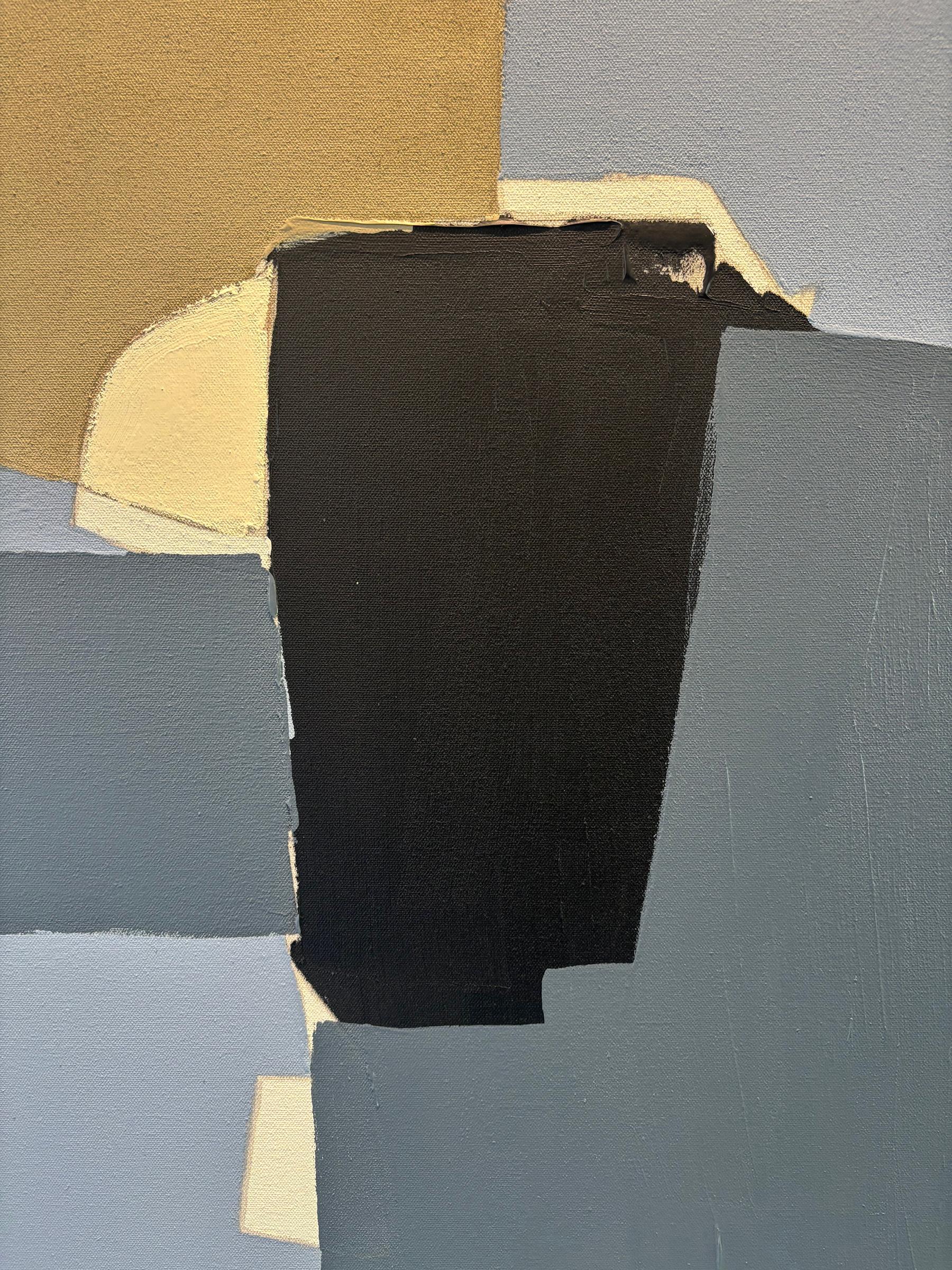 Fumiko - Abstract Painting Grigio di Holly Addi