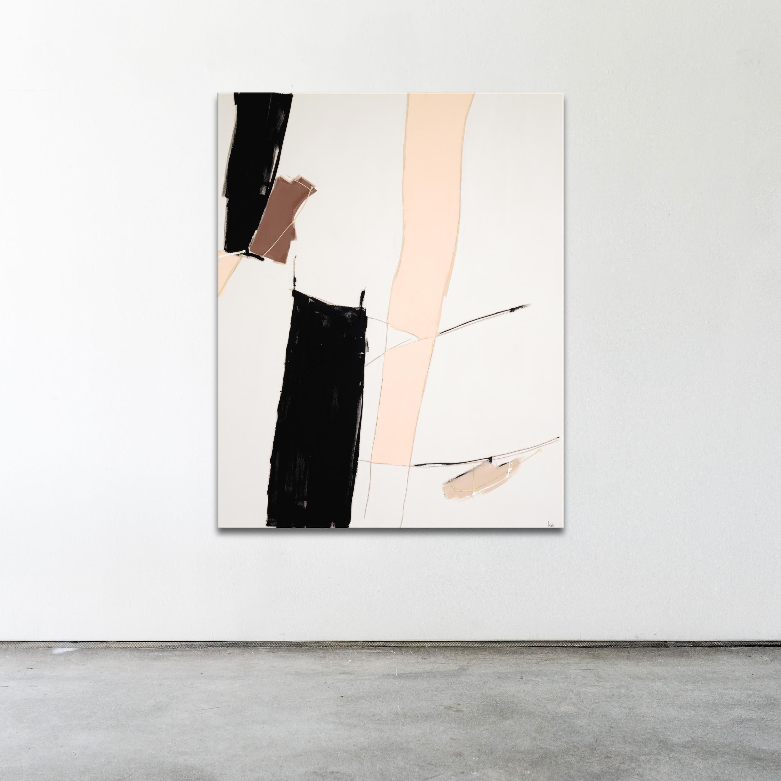 LA LUNE - Abstrait Painting par Holly Addi
