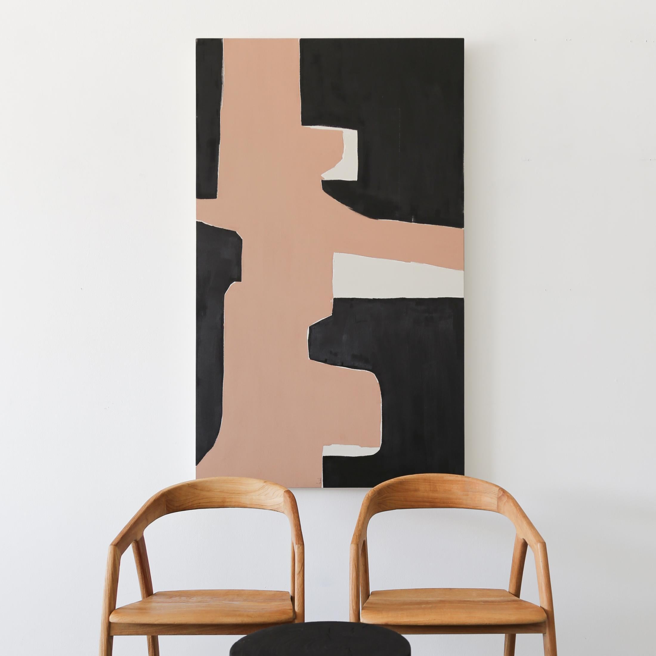 La Morada (Braun), Abstract Painting, von Holly Addi