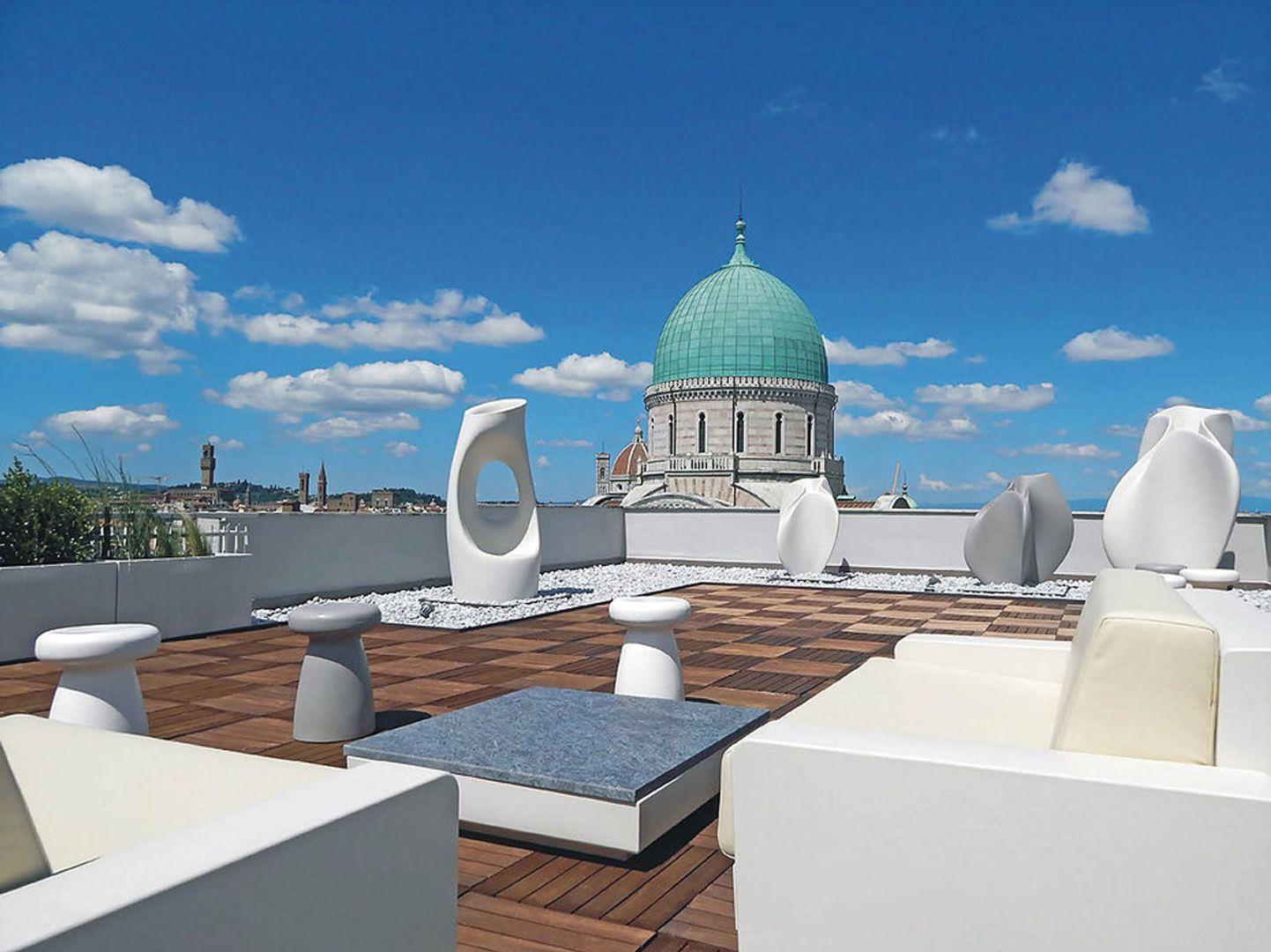 italien Holly All Planter laqué Bianco par Serralunga, Philippe Starck en vente