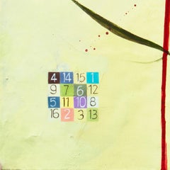 'Abstract in Jade and Light Green', Woman Artist