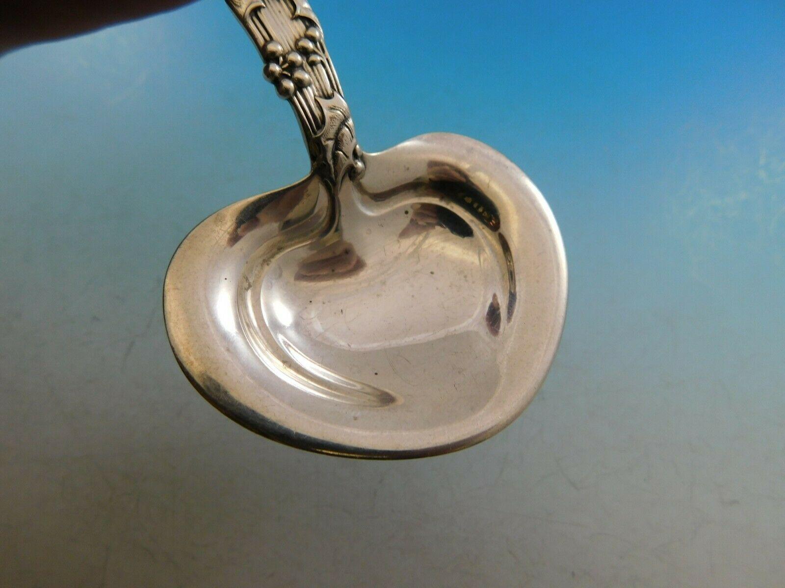 Holly by Tiffany & Co. Sterling Silver Nut Spoon Heart Shaped Bowl In Excellent Condition In Big Bend, WI