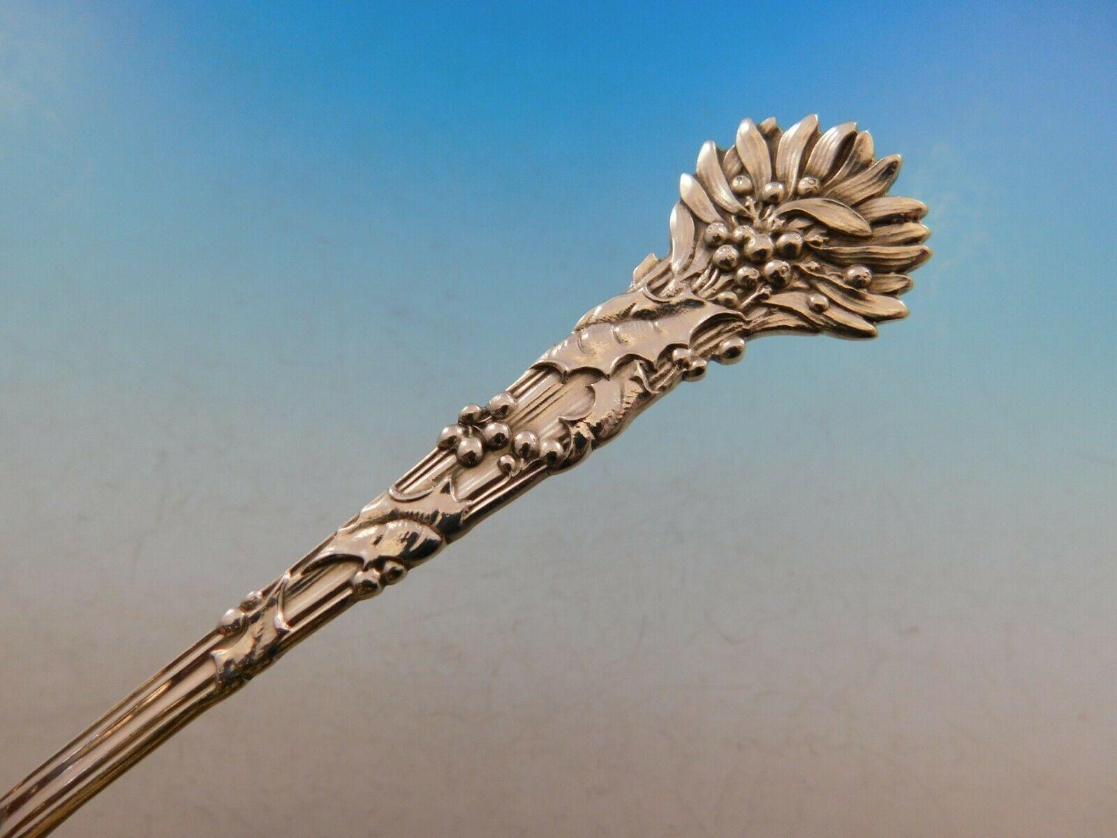 Holly by Tiffany Sterling Silver Coltello da burro Master con manico piatto per imbottitura In condizioni ottime a Big Bend, WI