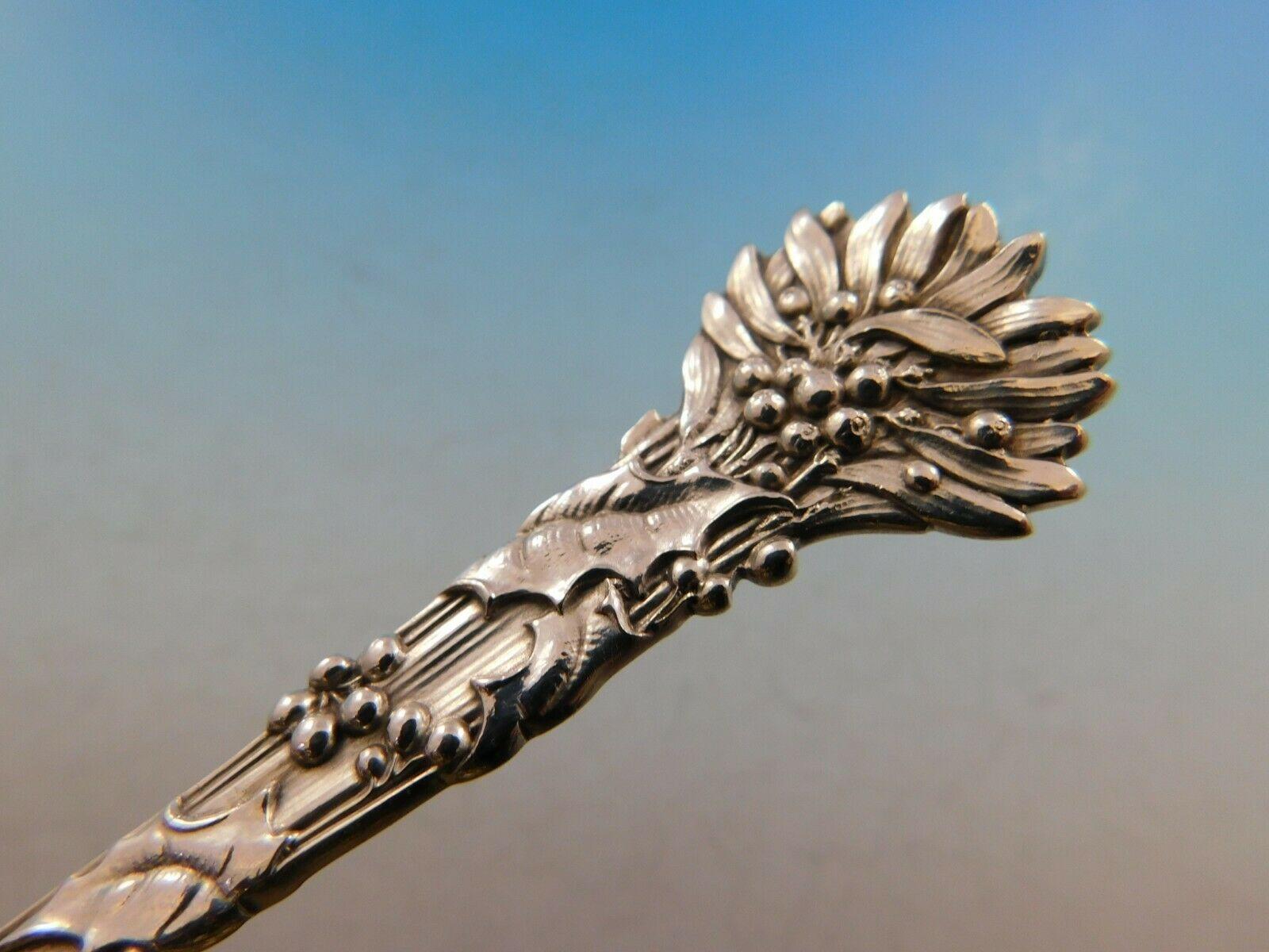 XX secolo Holly by Tiffany Sterling Silver Coltello da burro Master con manico piatto per imbottitura