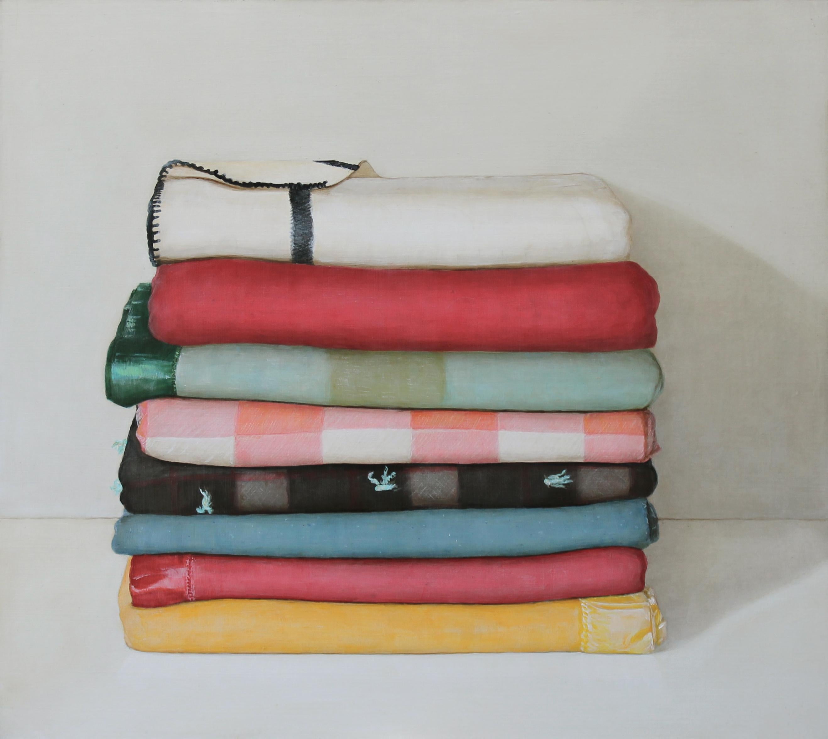 Blankets - Painting by Holly Farrell