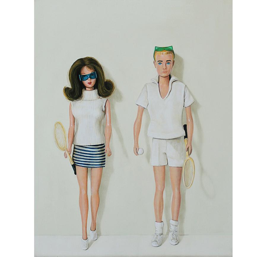 Tennis Barbie and Ken