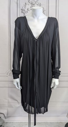 Holly Harp Black Jersey Back Draped Mini