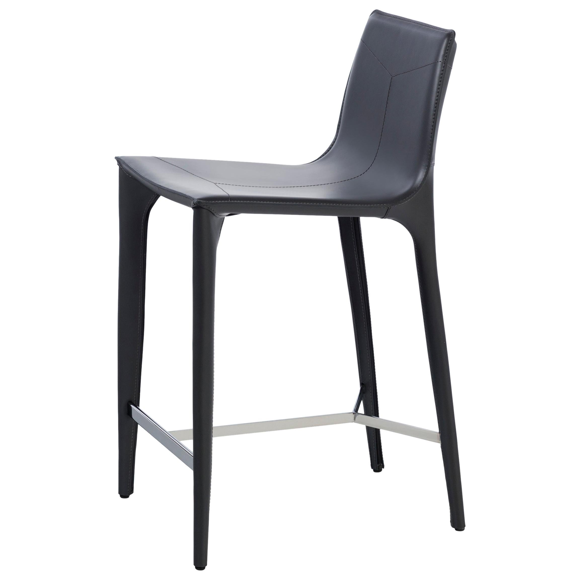 Avenue Counter Stool with Dark Wood Finish by Powell and Bonnell For ...
