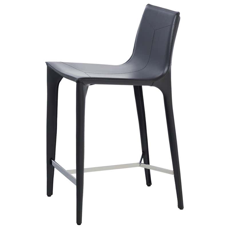 Avenue Counter Stool with Dark Wood Finish by Powell and Bonnell For ...