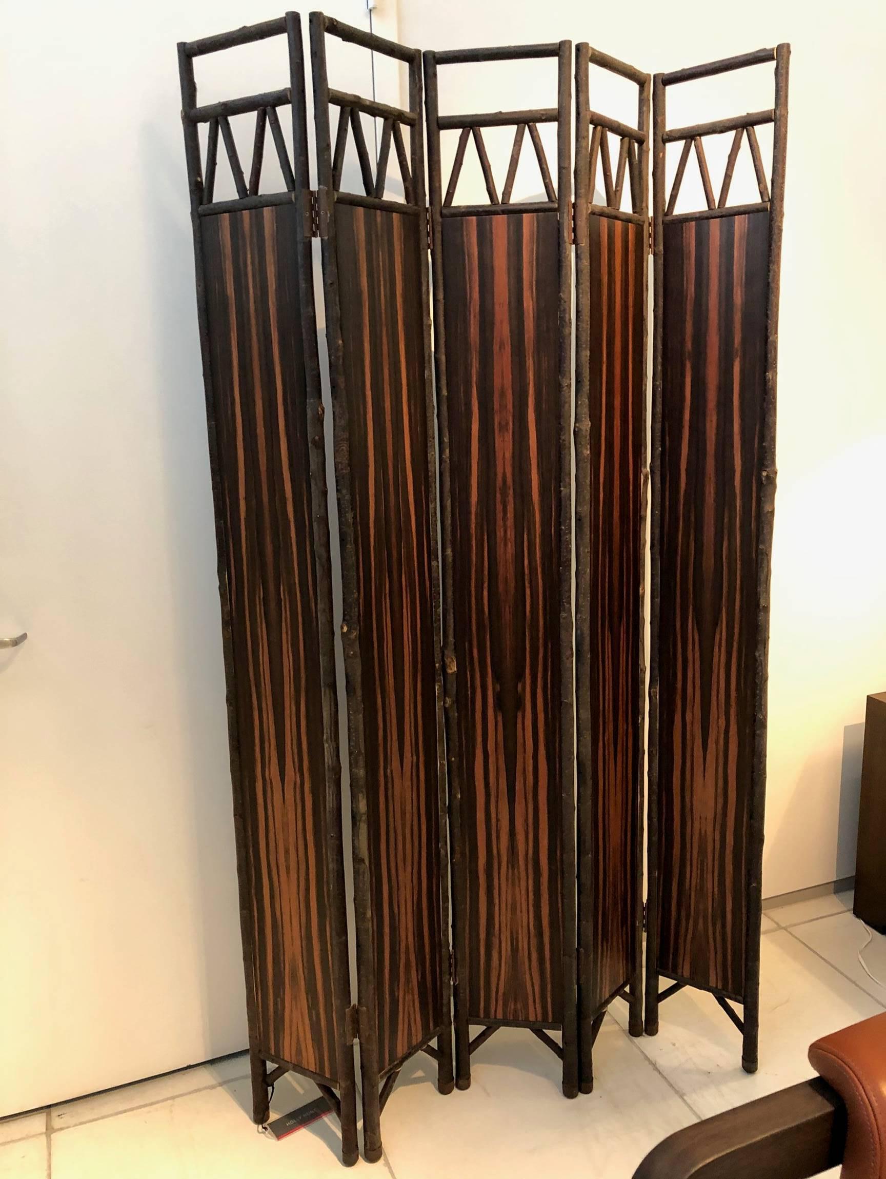 Contemporary HOLLY HUNT Arolle Screen For Sale