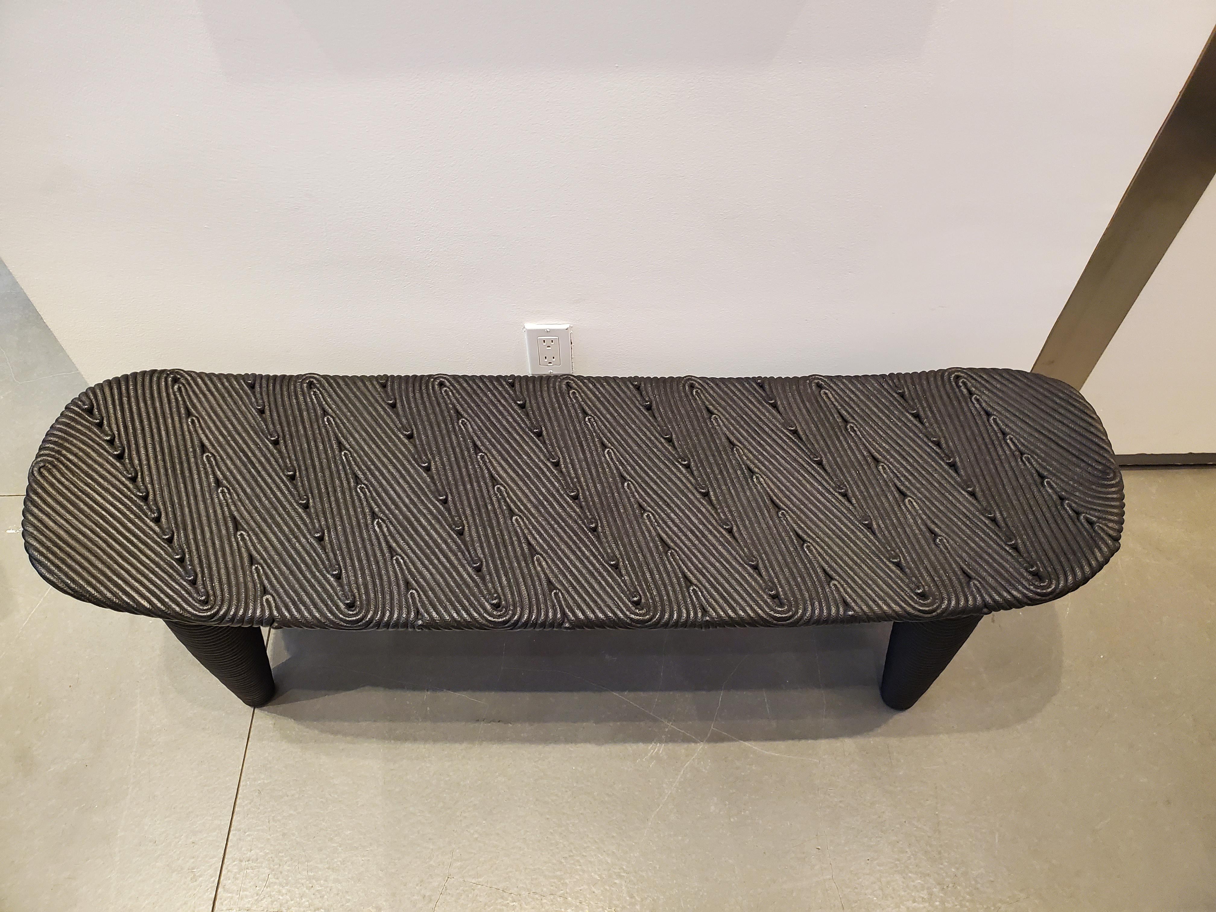 Modern HOLLY HUNT Artofril Bench in Black