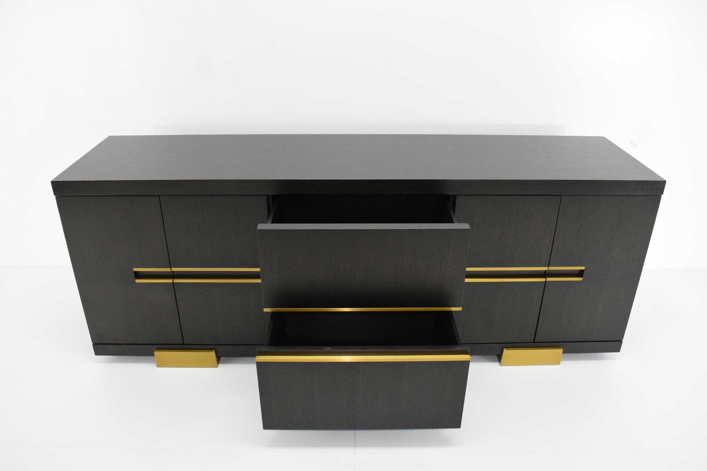 Contemporary Holly Hunt Borneo Credenza/Sideboard in Oak