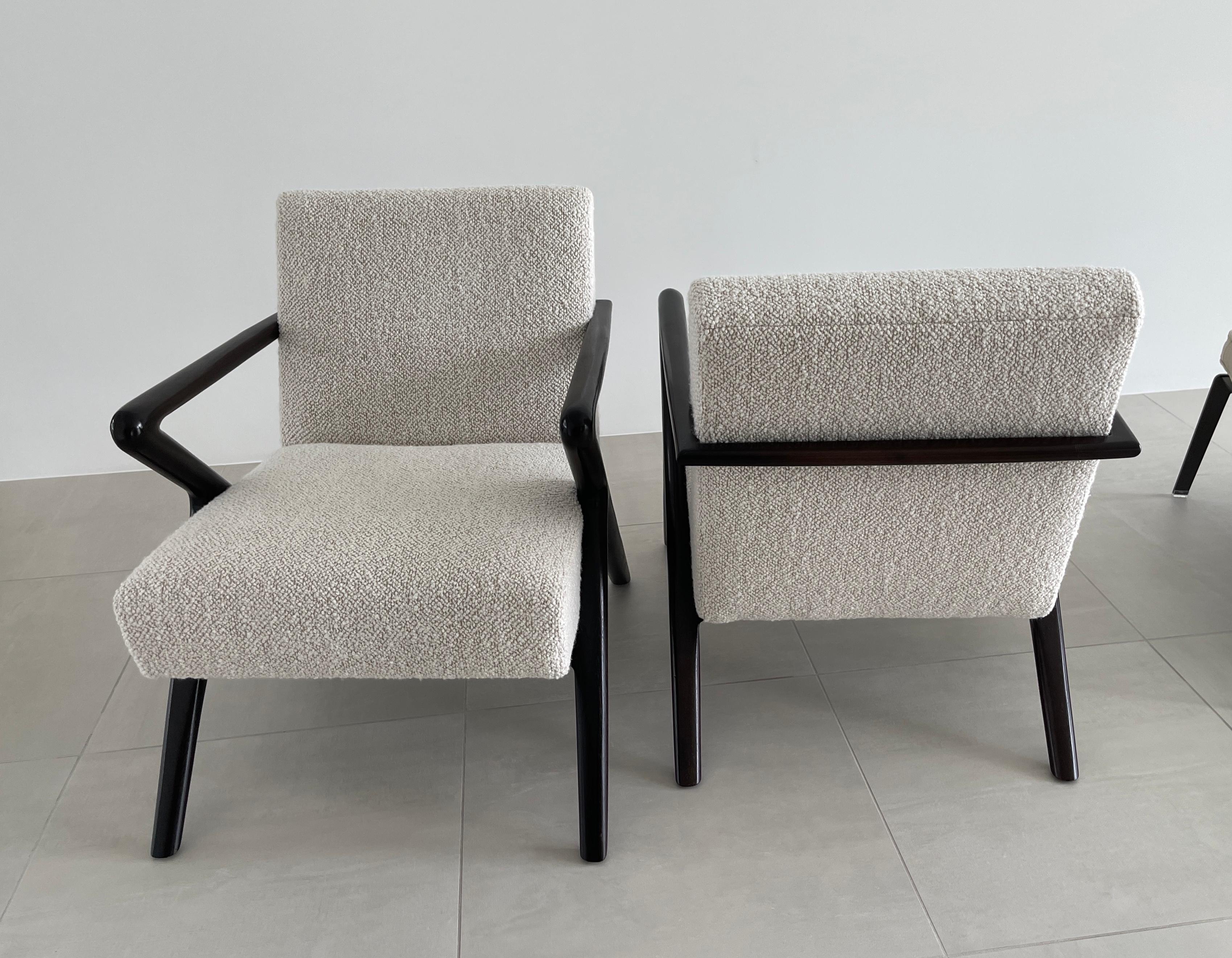 Holly Hunt Capri Chairs in Kravet Fabric 3