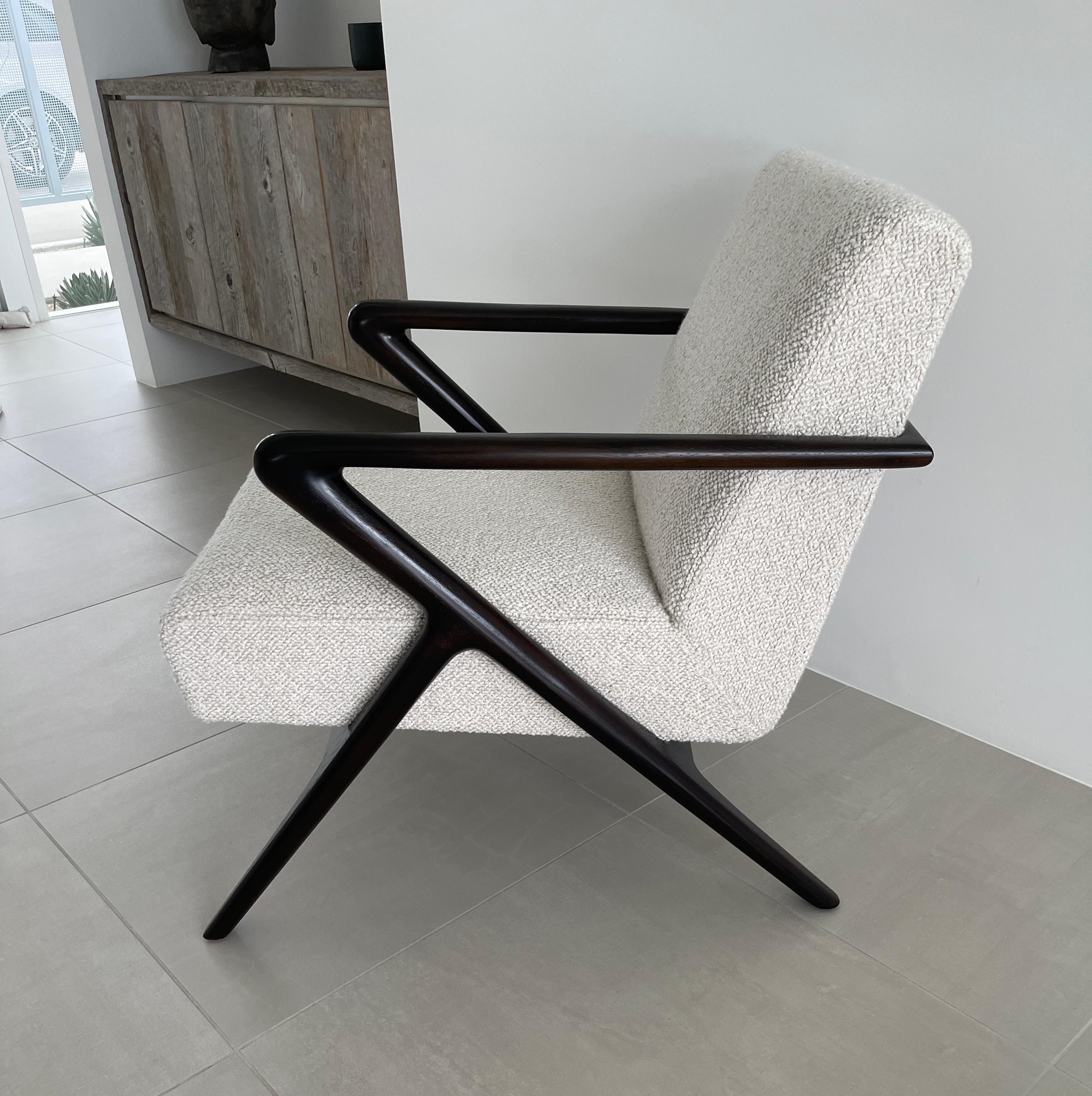 Holly Hunt Capri Chairs in Kravet Fabric 2