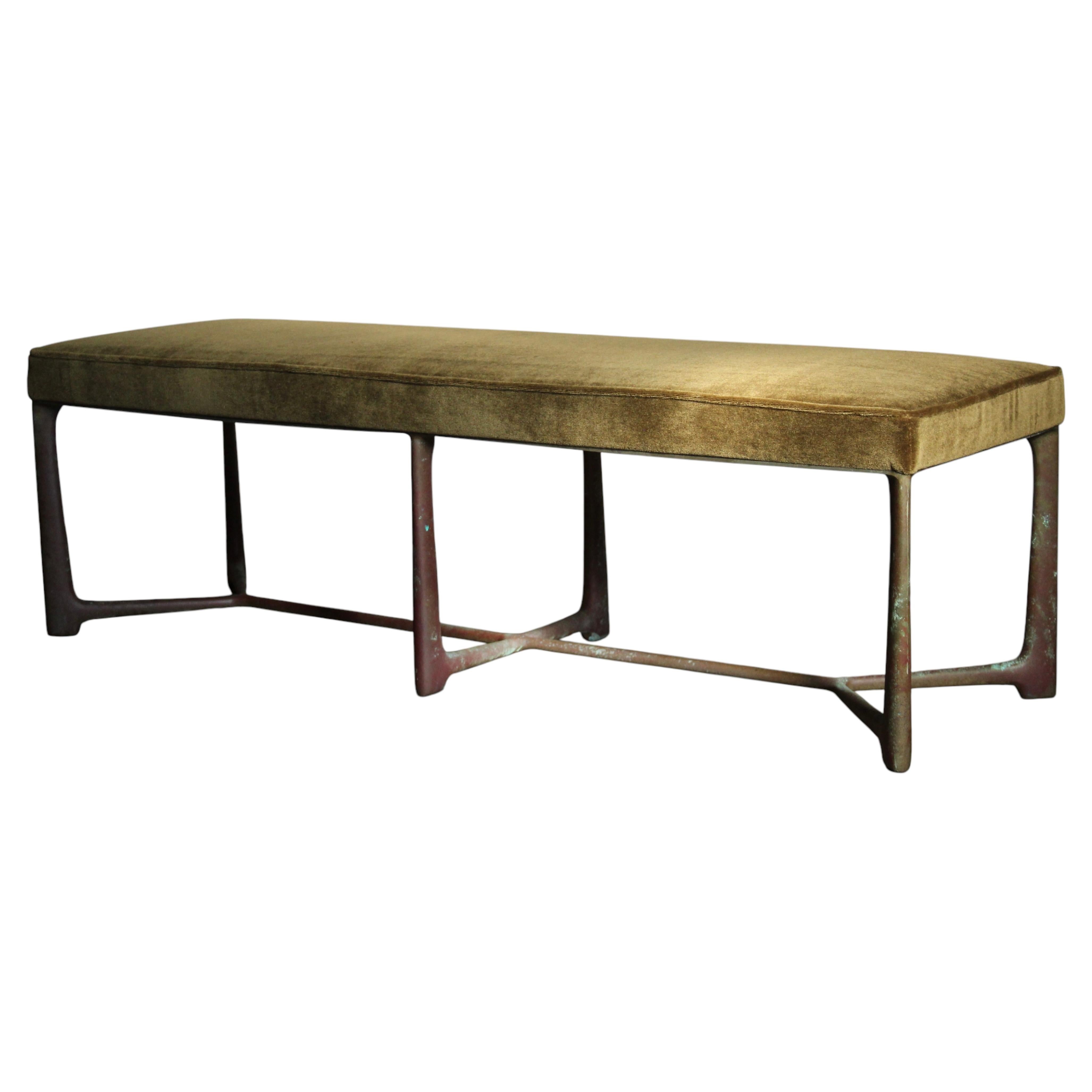 Holly Hunt Cast Bronze "XY Bench", 2000s