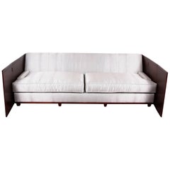 Holly Hunt Design Faux Shark Skin Upholstered Sofa