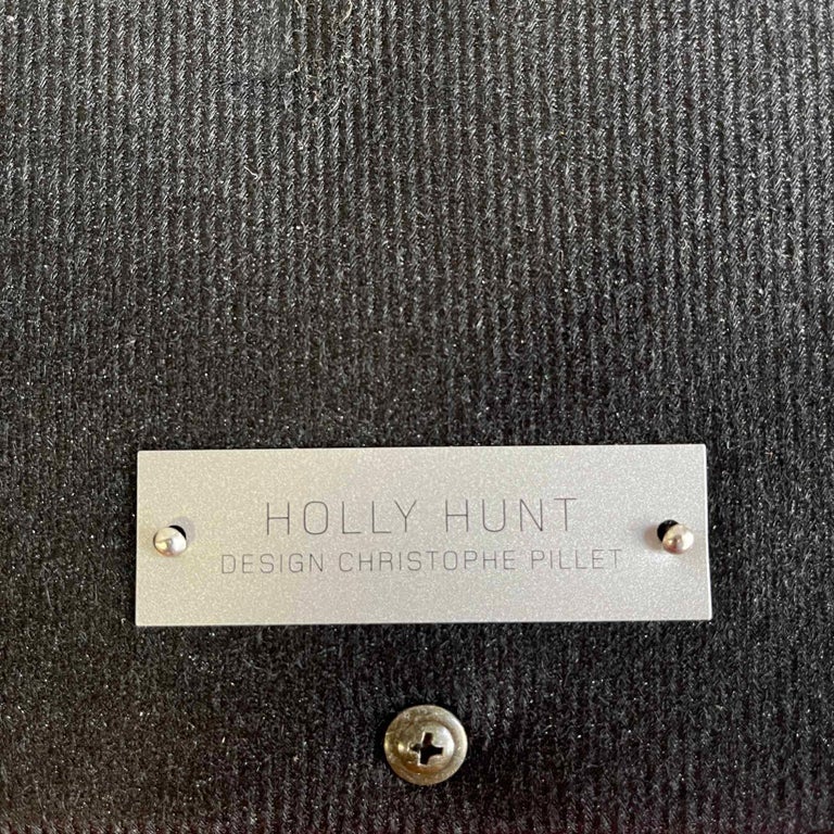 Holly Hunt Dining Chairs Chrome and Leather at 1stDibs