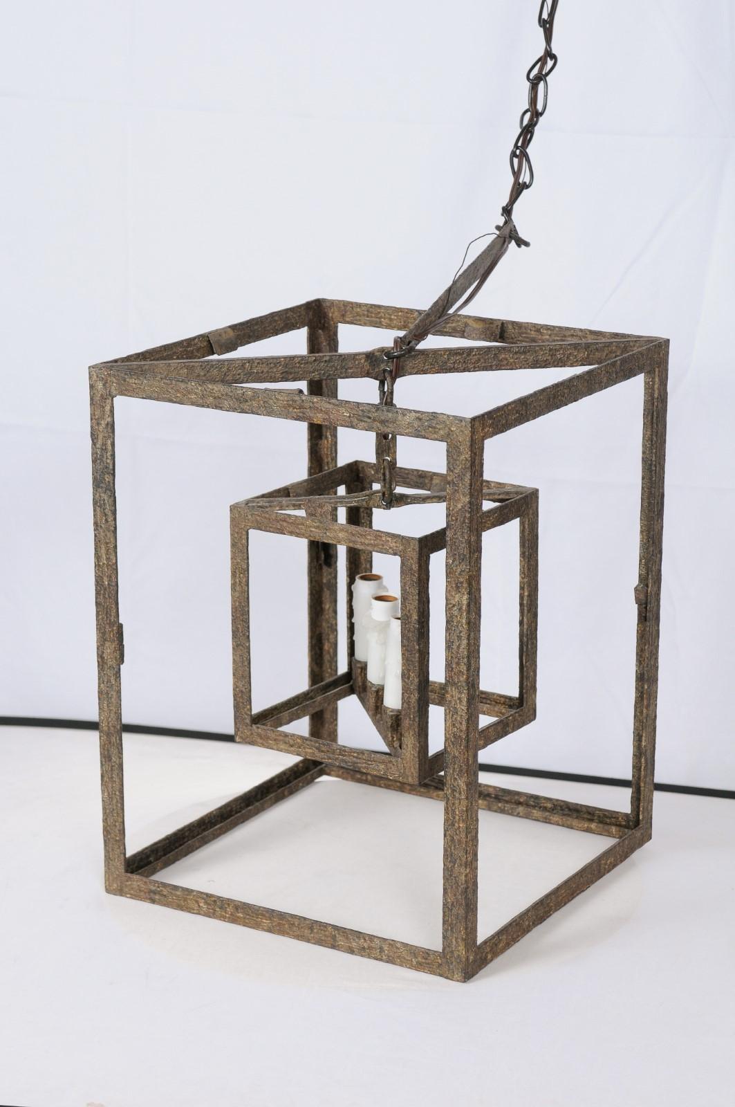 Holly Hunt for Formations Small Cubic Lantern 1