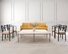 Holly Hunt for Studio H George V Sofa in Goldenrod Fabric (canapé en tissu)