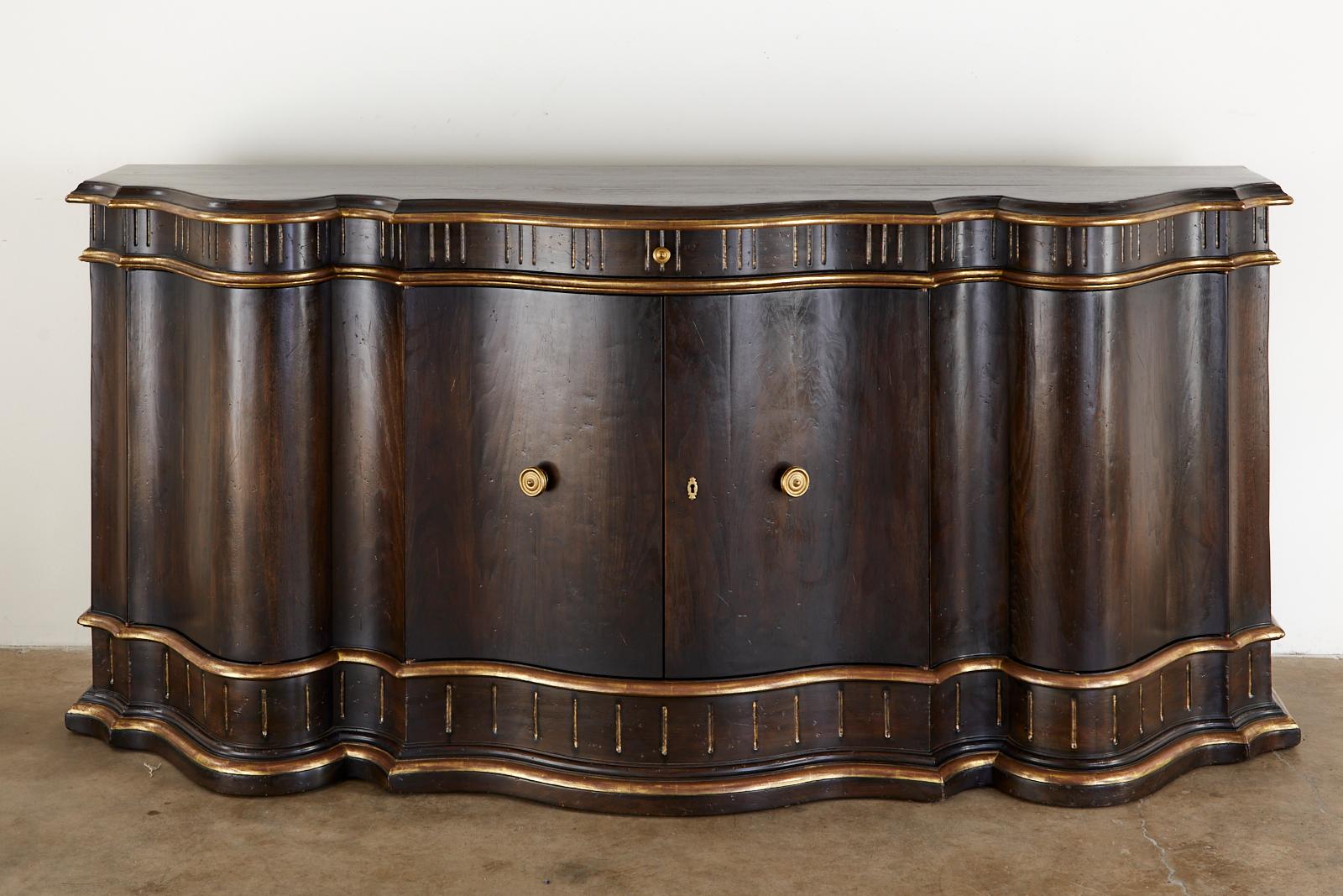 Holly Hunt for Therien Studio Serpentine Sideboard or Buffet In Good Condition In Rio Vista, CA