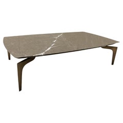 Tavolo da Cocktail Gazelle in pietra e bronzo di Holly HUNT / Distressed