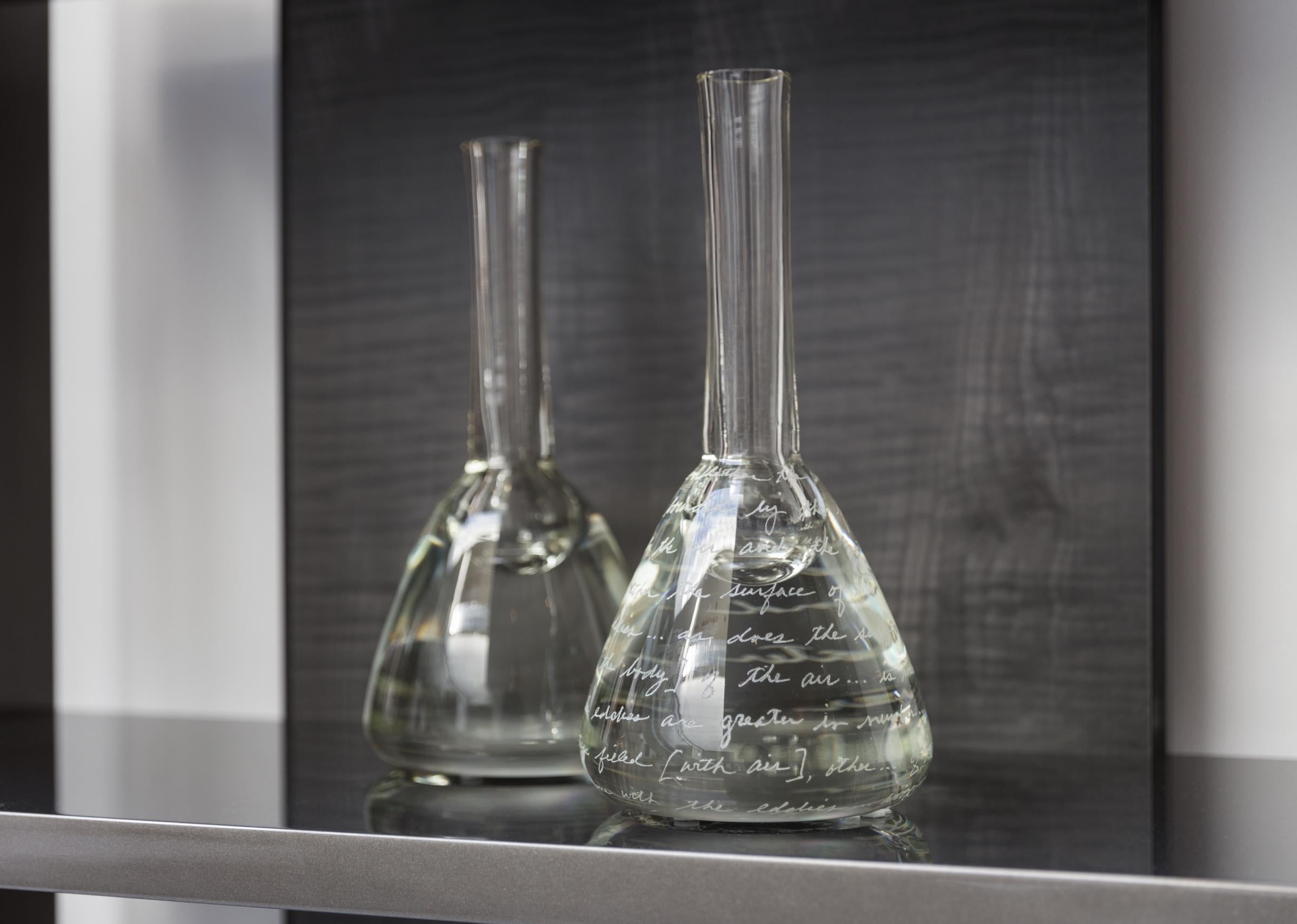 Modern HOLLY HUNT Handmade 804 Solid Crystal Vase by Alison Berger Glassworks