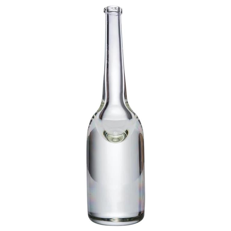 HOLLY HUNT Handmade 805 Long Neck Solid Crystal Vase by Alison Berger Glassworks