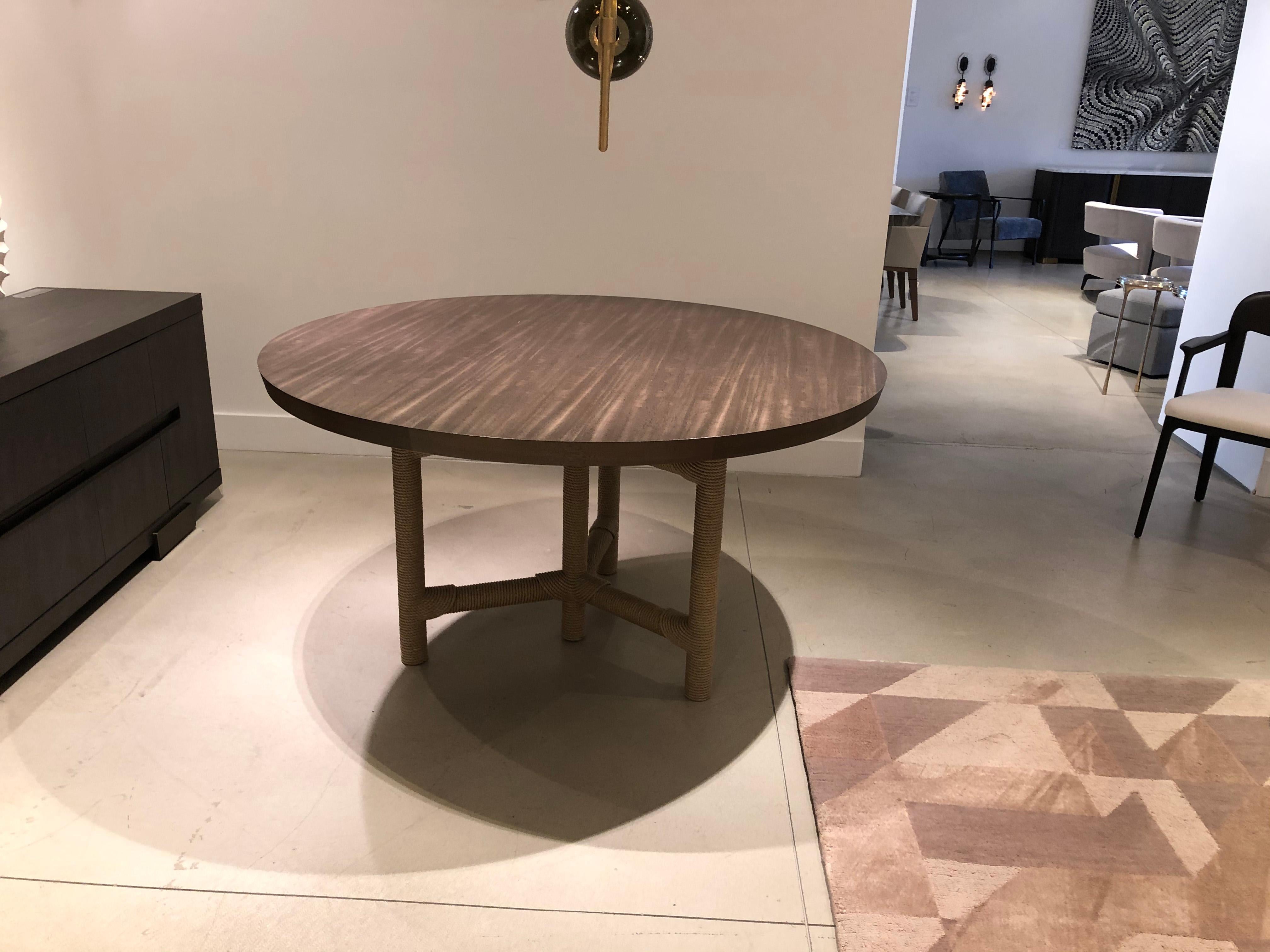 Holly Hunt Afriba Table in Paldao 185 by Christian Astuguevieille

Additional Information:
Dimensions: 57 Dia x 29.9 H inch