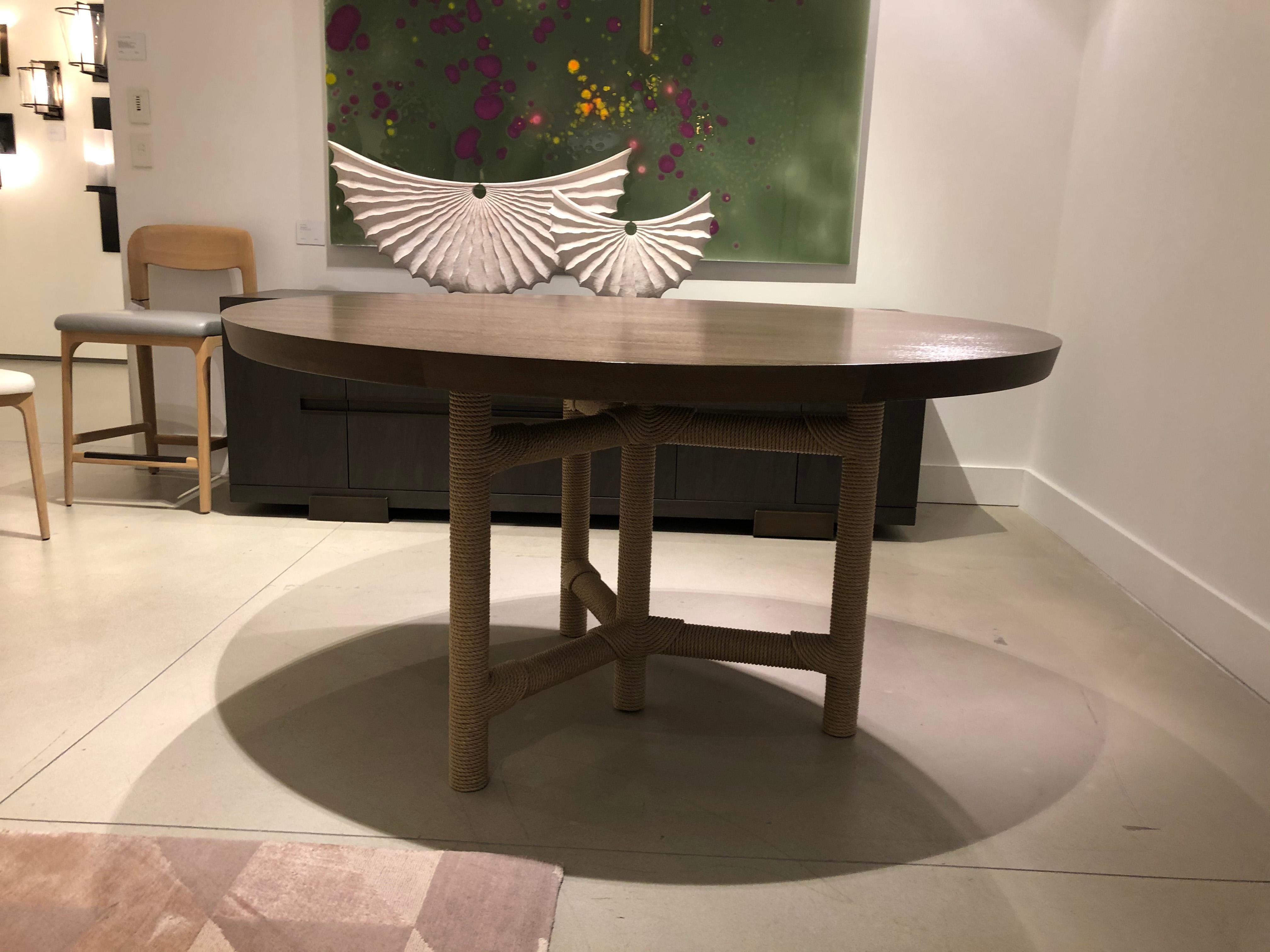 Modern HOLLY HUNT HH2010117 Afriba Table in Paldao 185 by Christian Astuguevieille For Sale