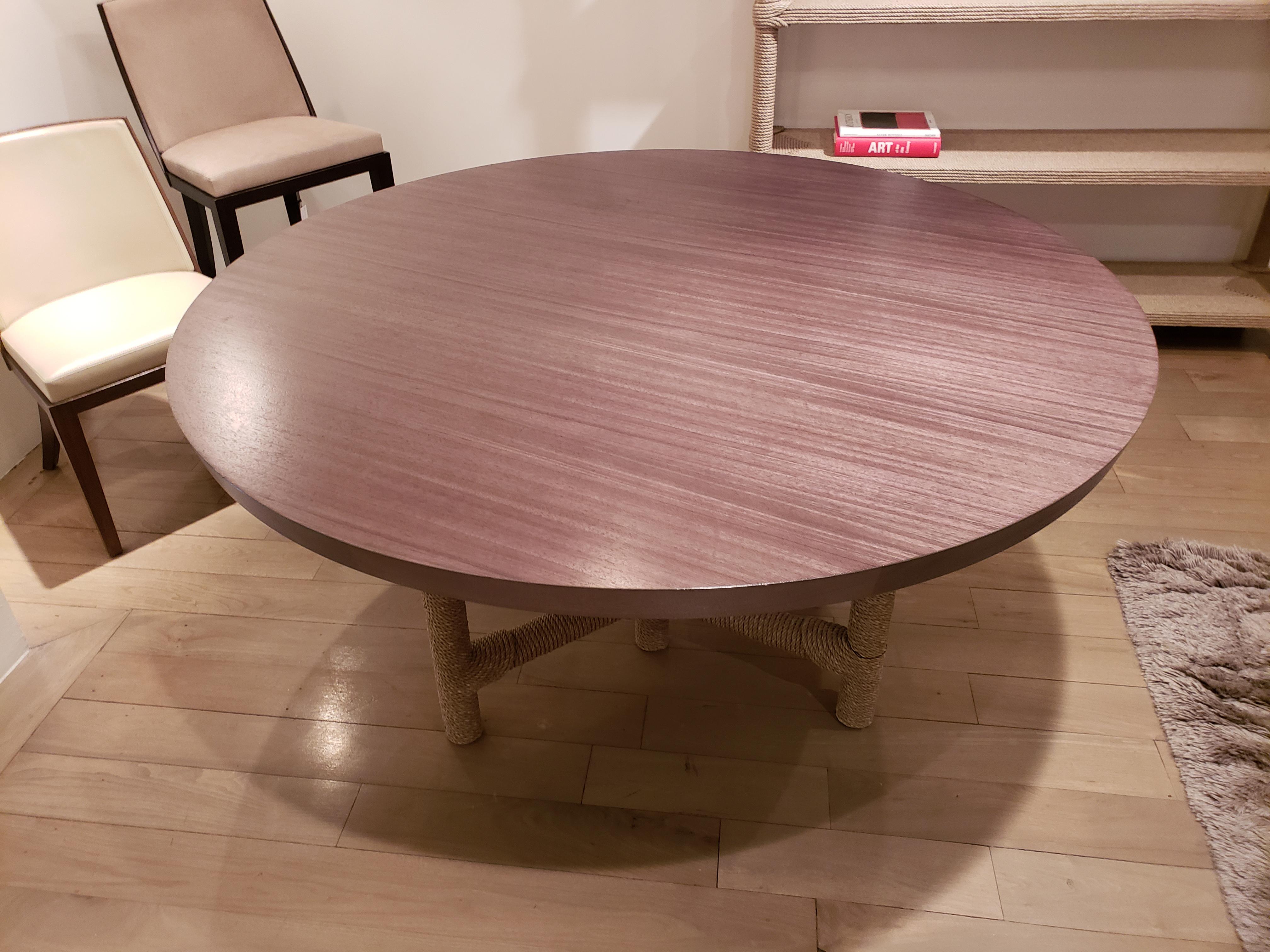 HOLLY HUNT Afriba Table in Paldao 185 by Christian Astuguevieille

Additional Information:
Dimensions: 57 Dia x 29.9 H inch
SSOF item