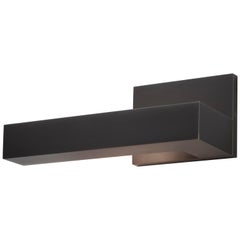 HOLLY HUNT Left Facing Bar Wall Sconce in Medium Bronze Patinated Finish