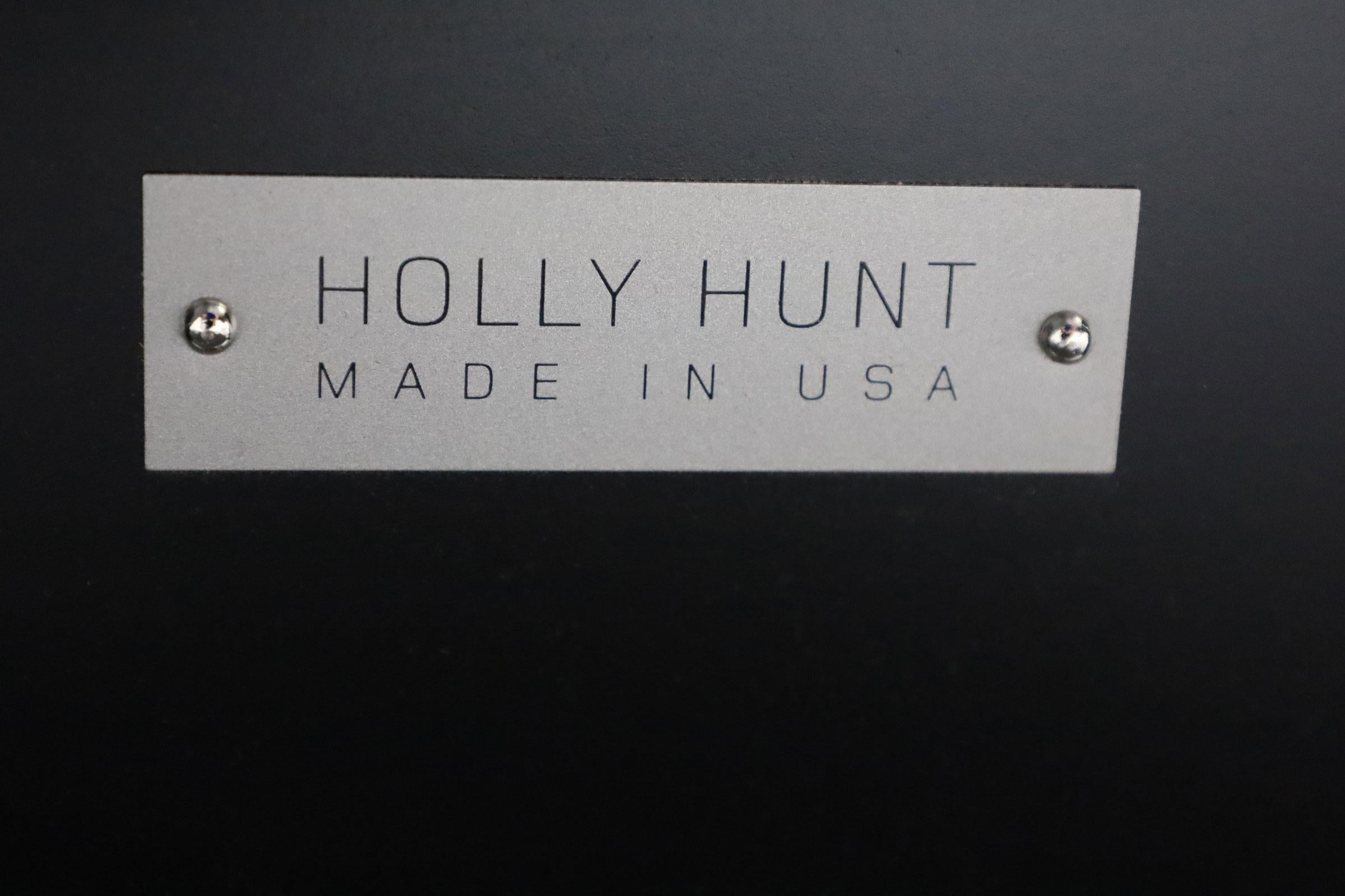 Holly Hunt Cocktailtisch aus Zebraholz und Bronze im Angebot 1