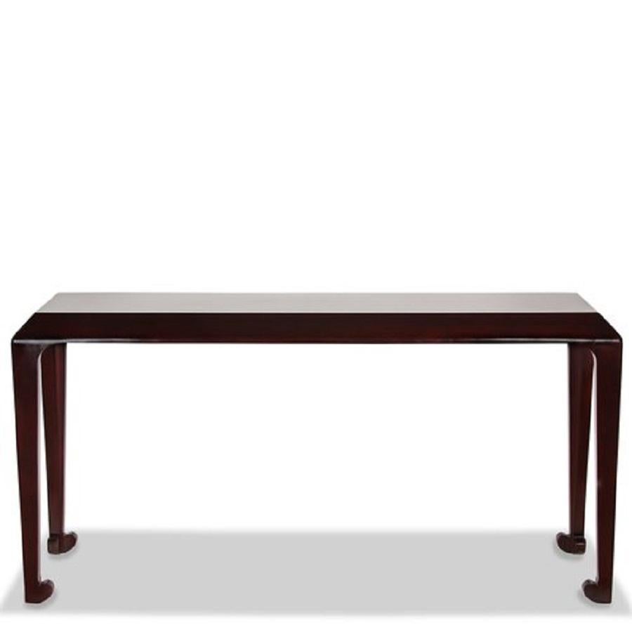 A mahogany console table by Holly Hunt.

Offered fully refinished/restored.  Allow additional 2 weeks plus delivery time.

Dimensions: 60