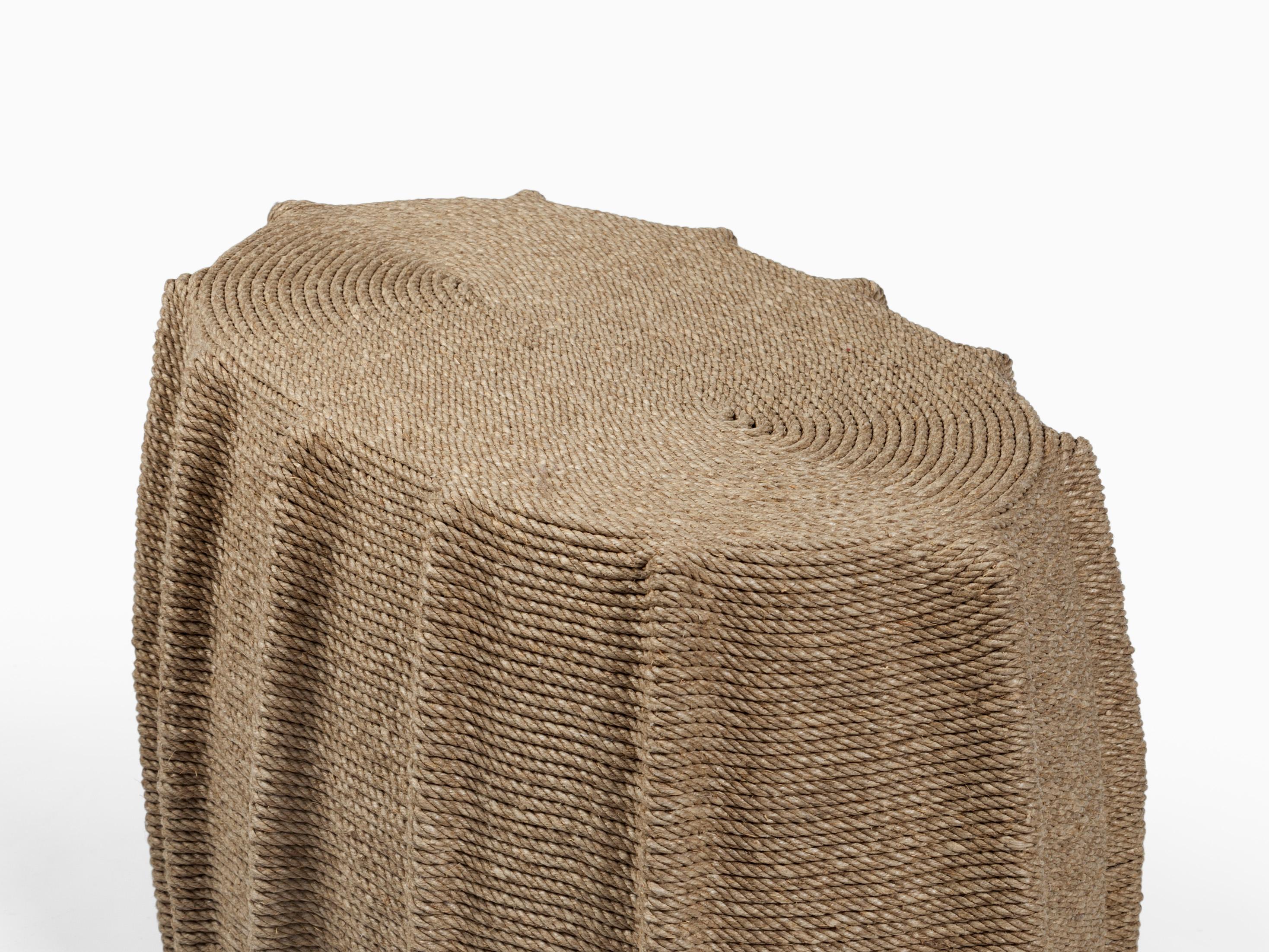 Holly Hunt Mivale occassiona side table in natural hemp rope by Christian Astuguevieille

Additional Information:
Materials: Natural Hemp Rope
Dimensions: 33.5 W x 19.7 D x 25.6 H inch
Available in other finish options: Ceruleum Blue Cotton
