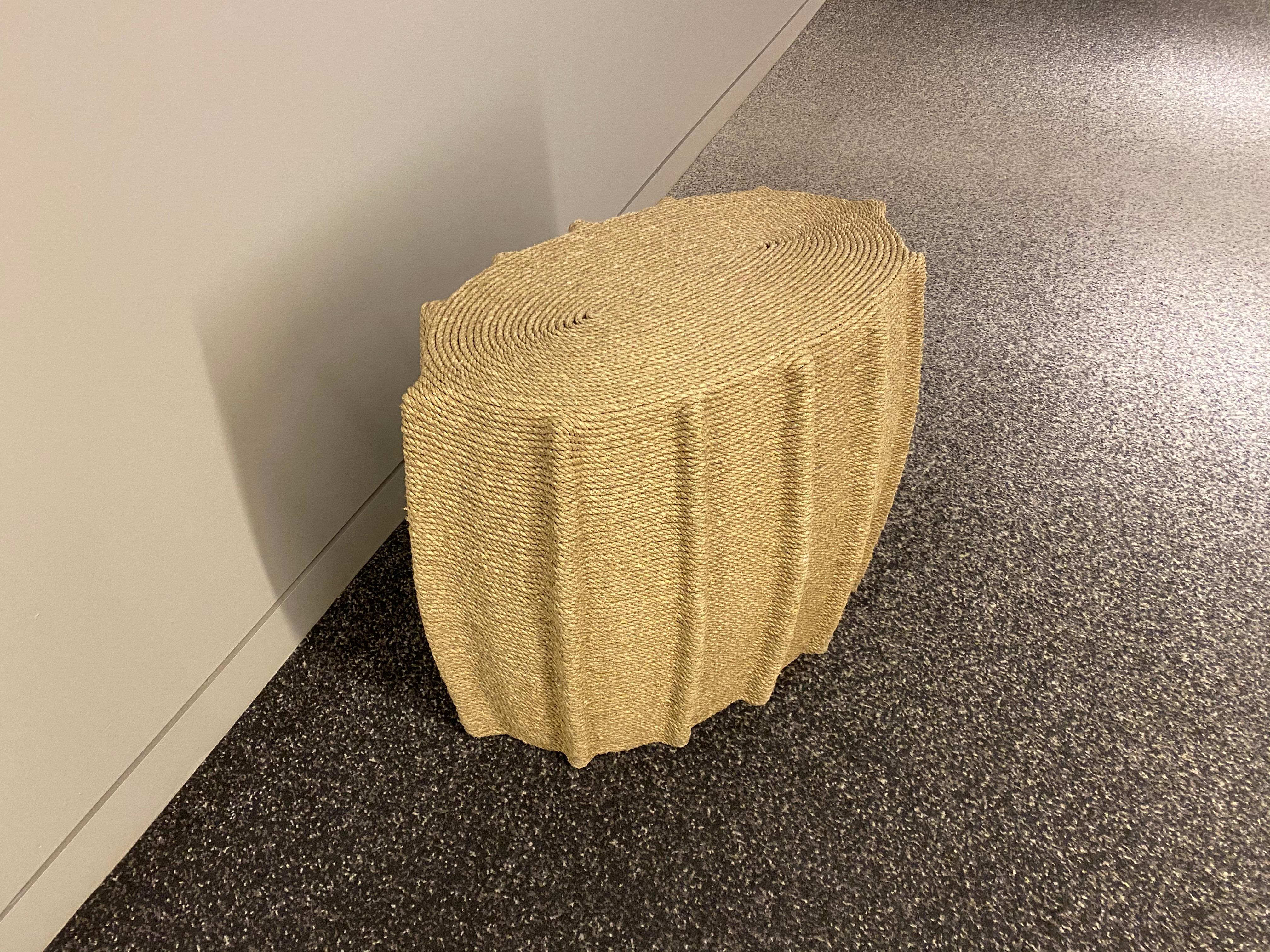 hemp side table