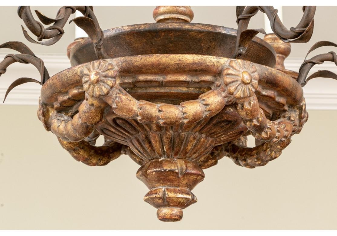 Gilt Holly Hunt Neoclassical Style Firenze Chandelier For Sale