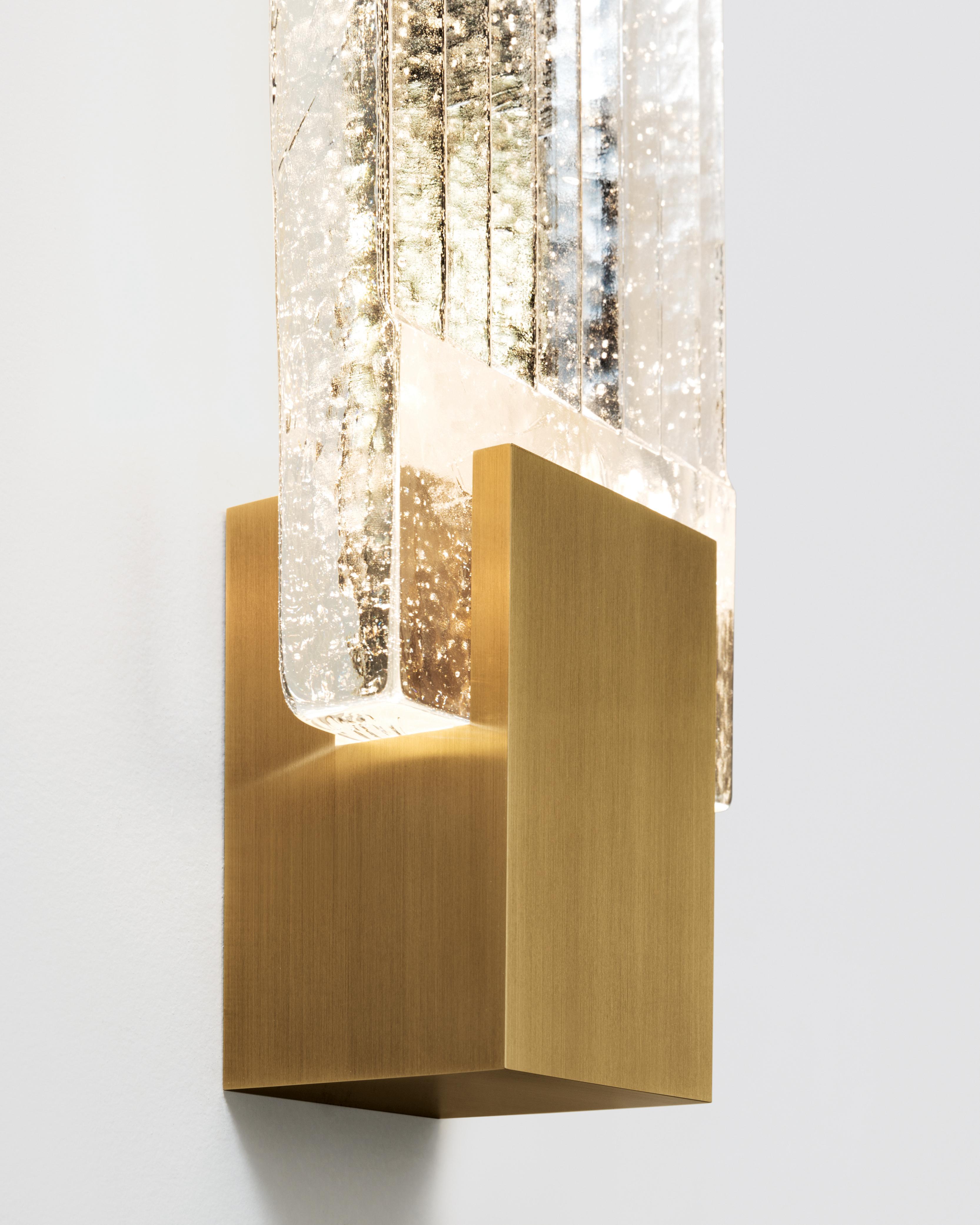 pleated glass